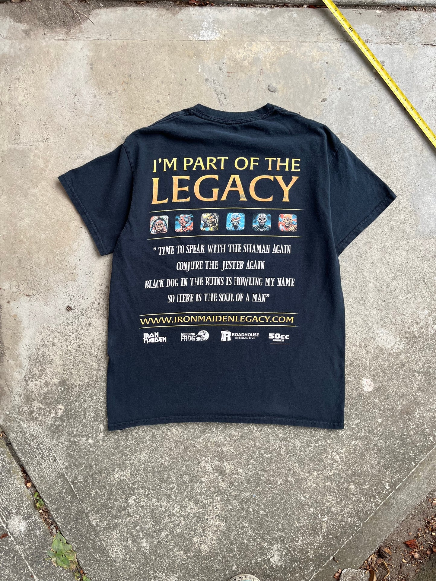 ~(S) 00s Iron Maiden Band Tee