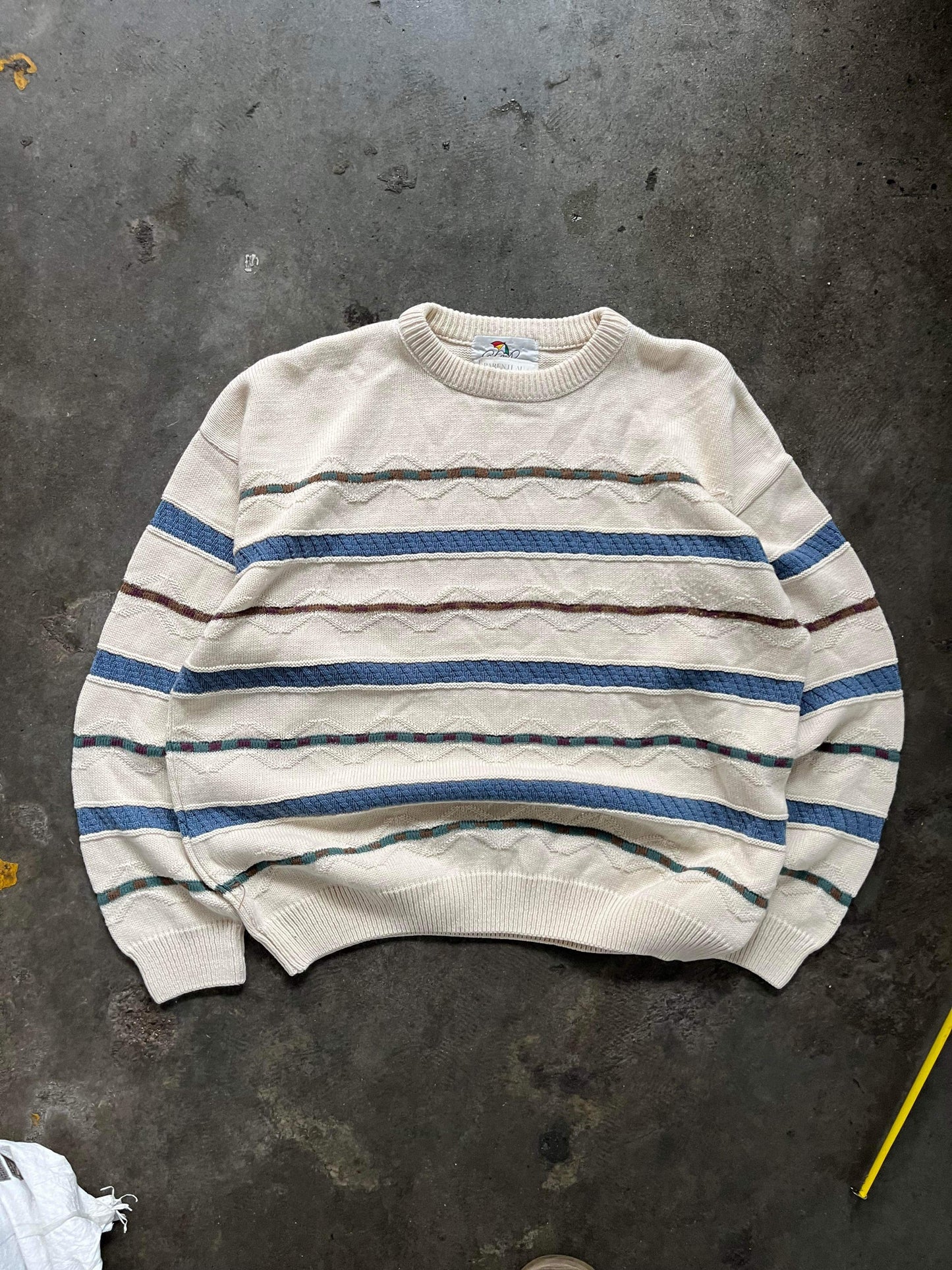 (L) Vintage Texture Knit