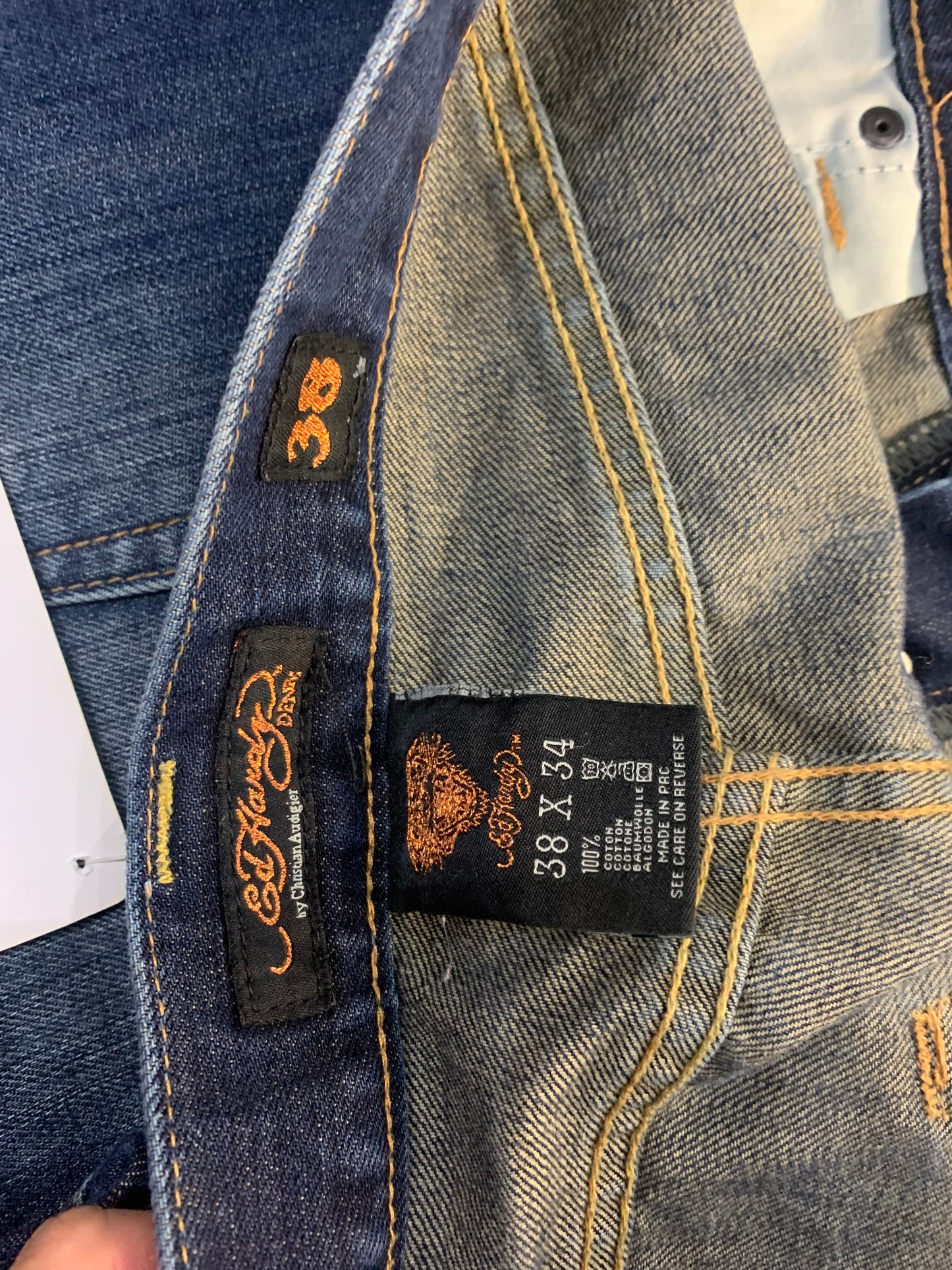 (38”) Ed Hardy Script Jeans