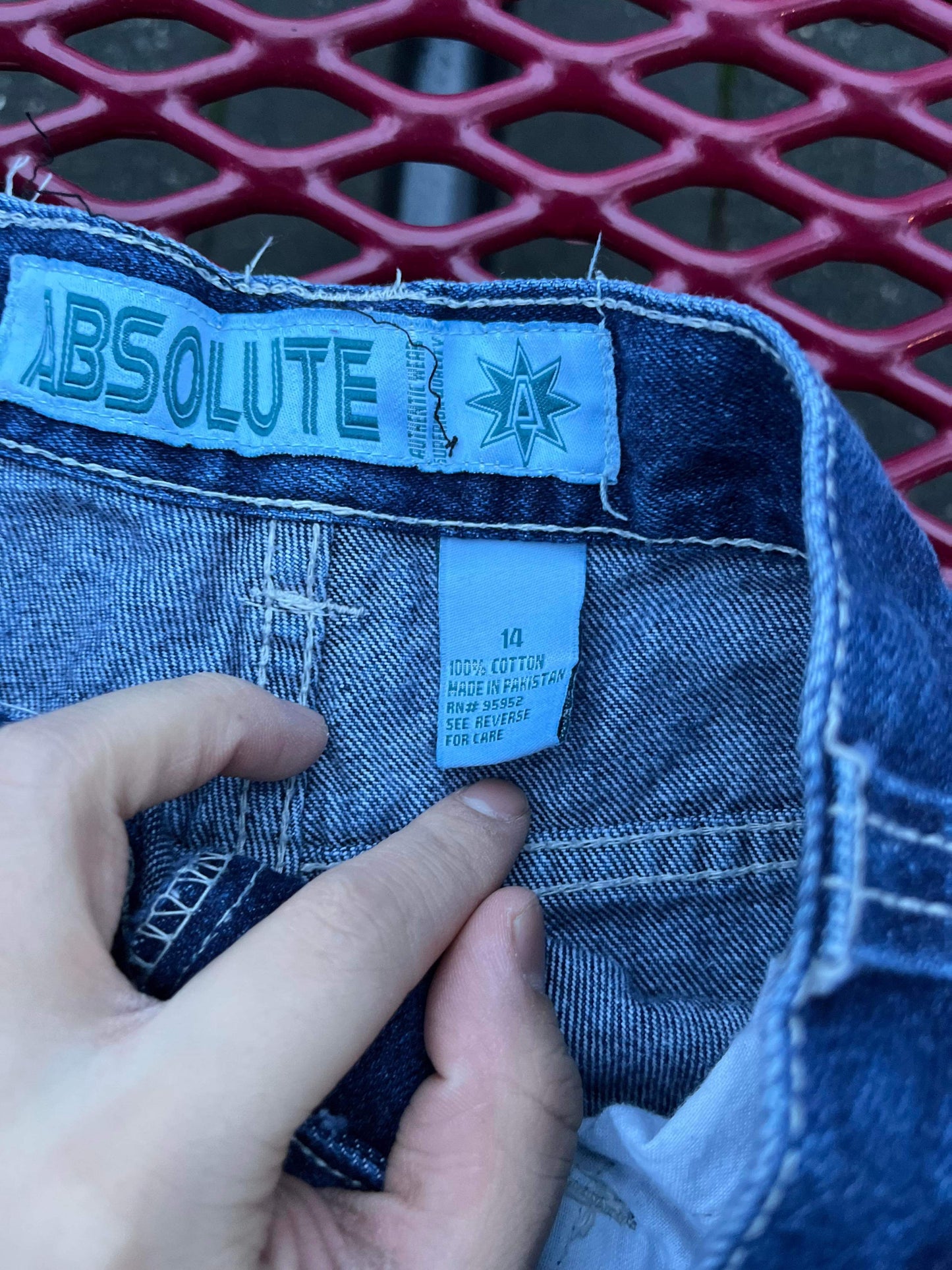 (Size 26”) Y2K Absolute Baggy Carpenter Denim