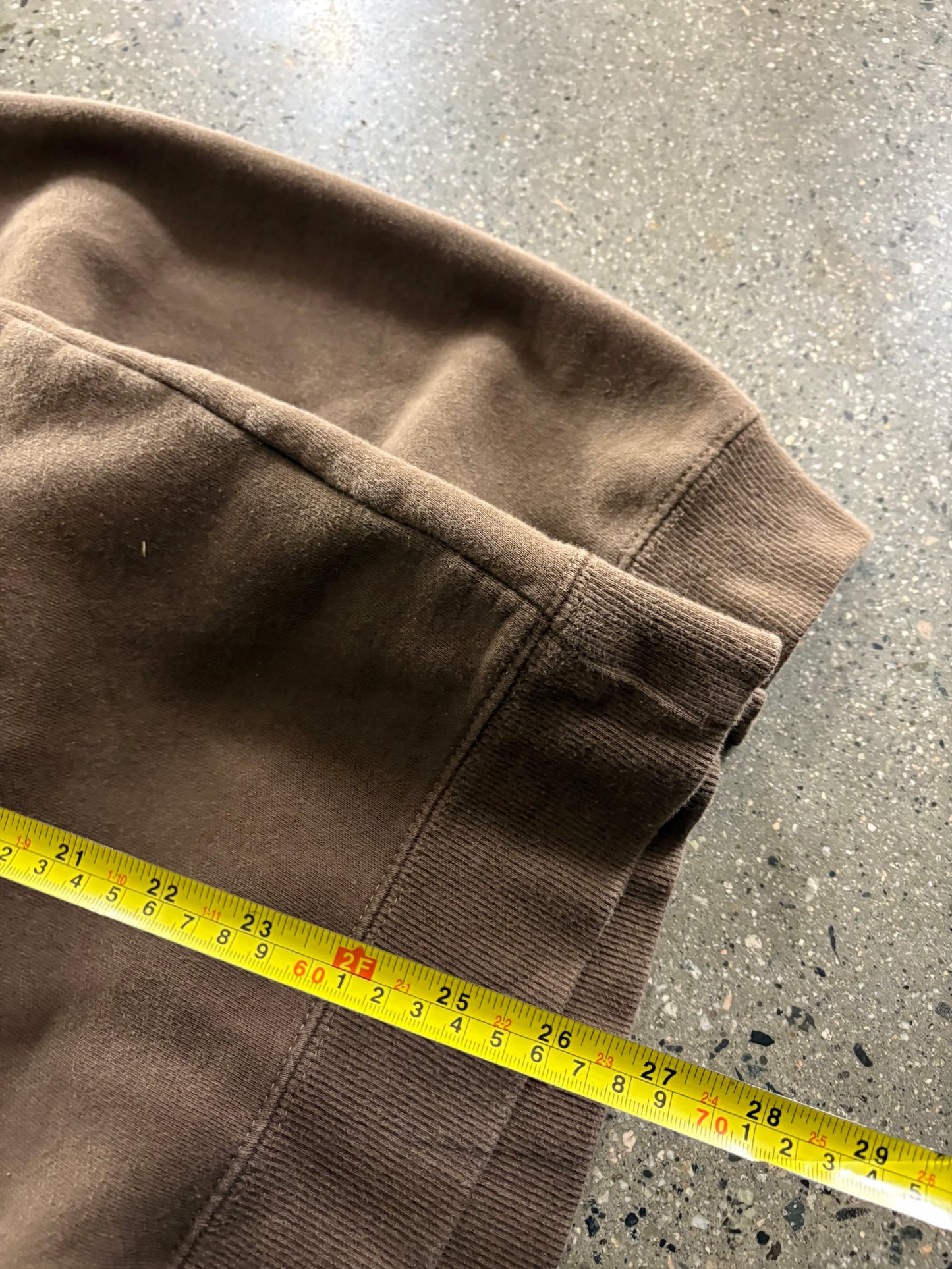 (L) Brown Stussy Crewneck