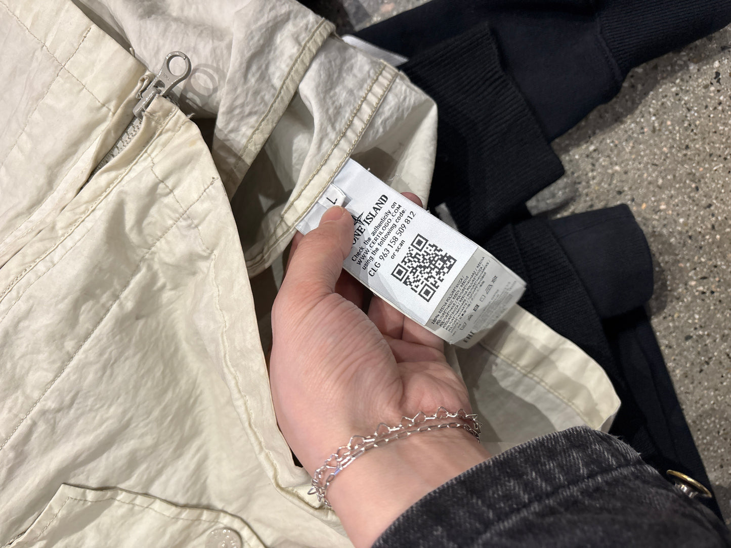 (L) Stone Island Nylon Field Jacket