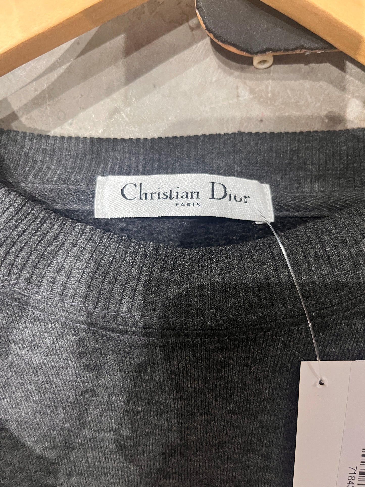 (Medium) dark grey christian dior crewneck