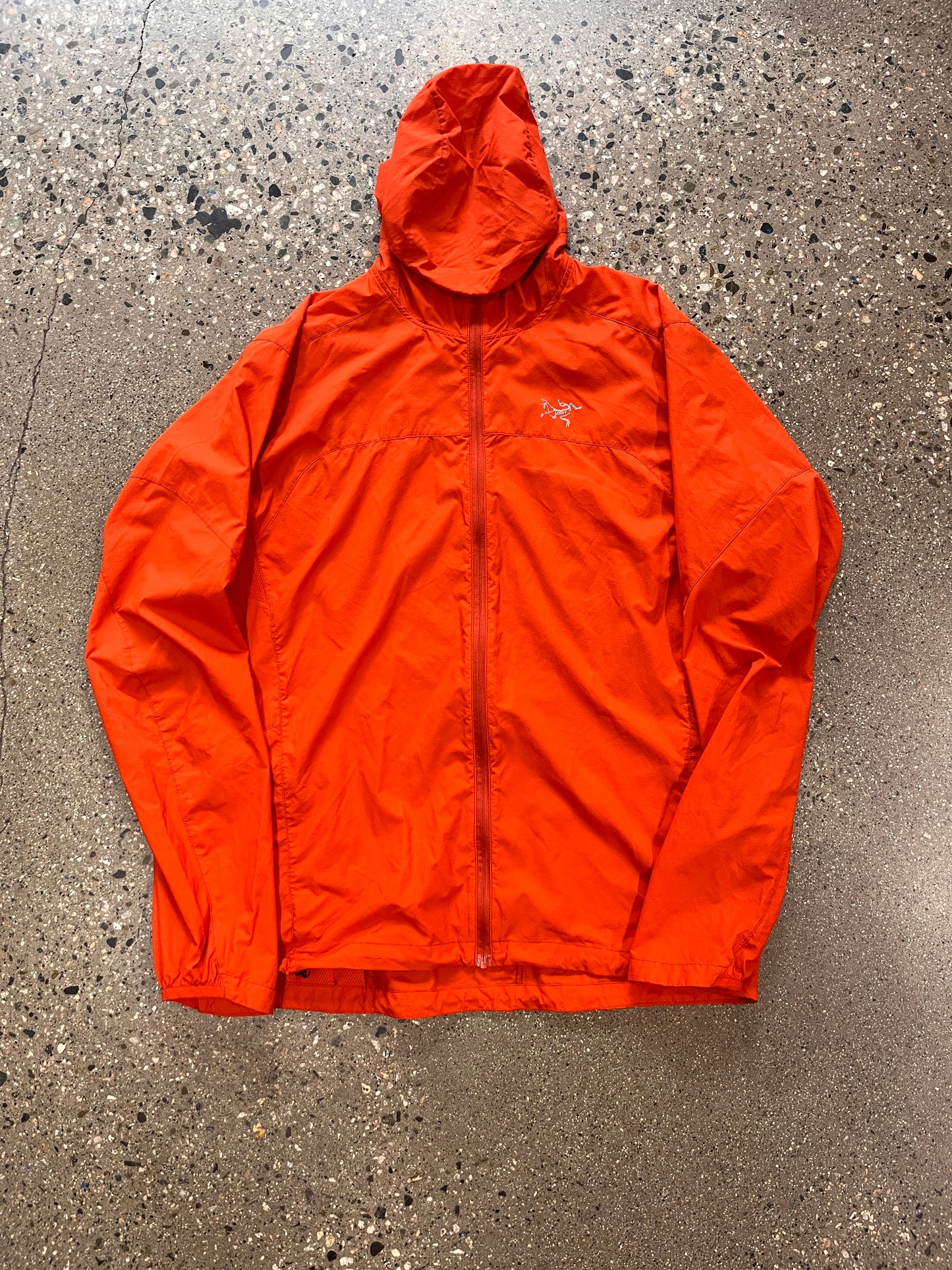 (L) Arcteryx Mens Lightweight Orange Jacket