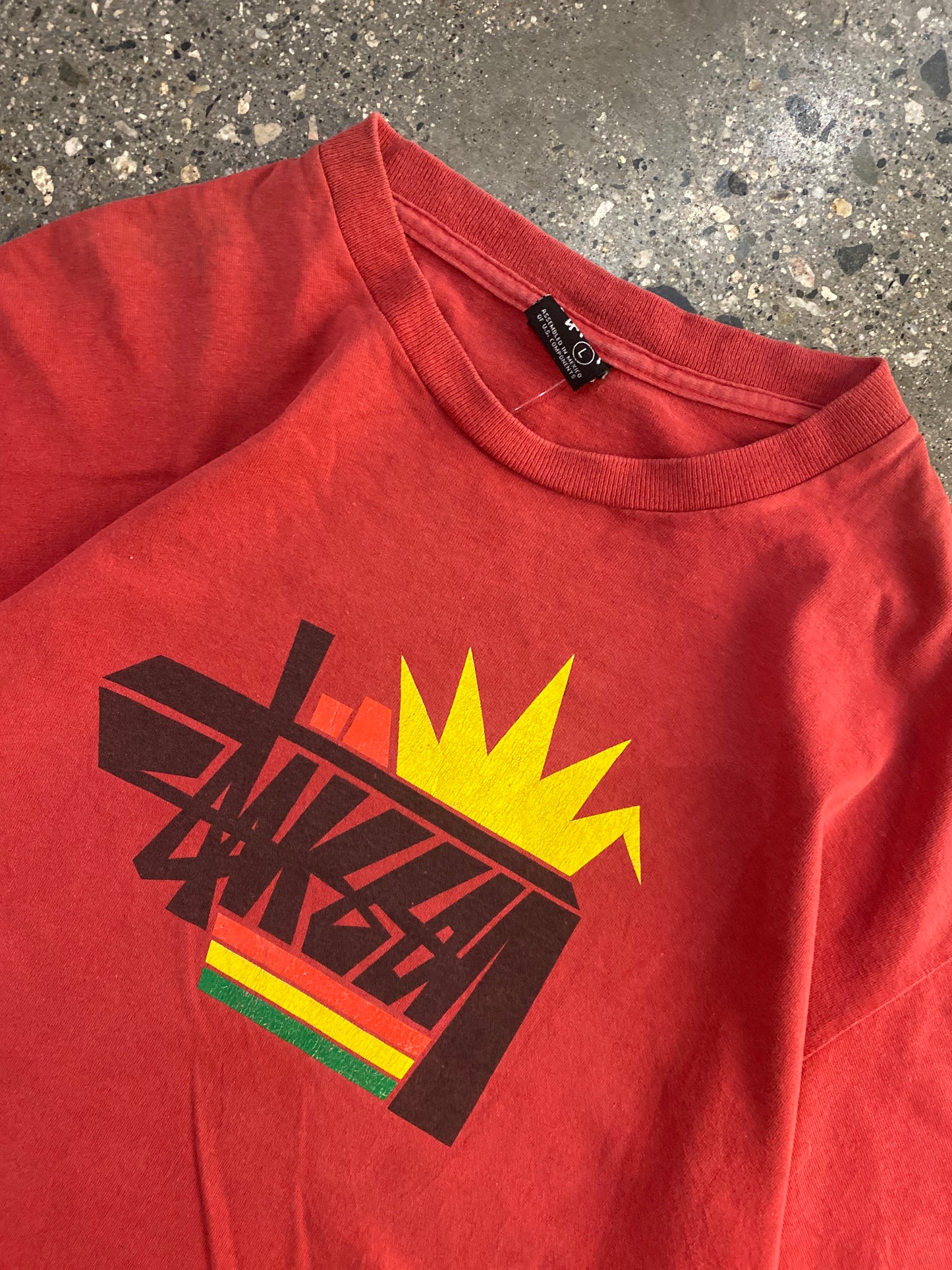 (L) 2000s Stussy Rasta Tee
