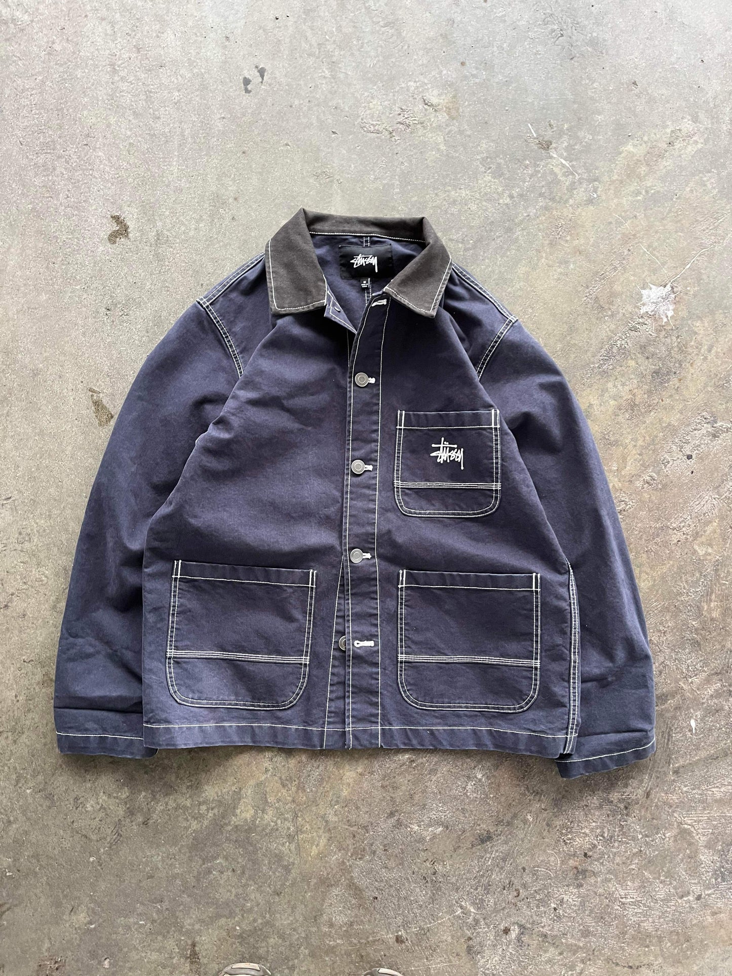 (M/L) Stussy Contrast Chore Jkt