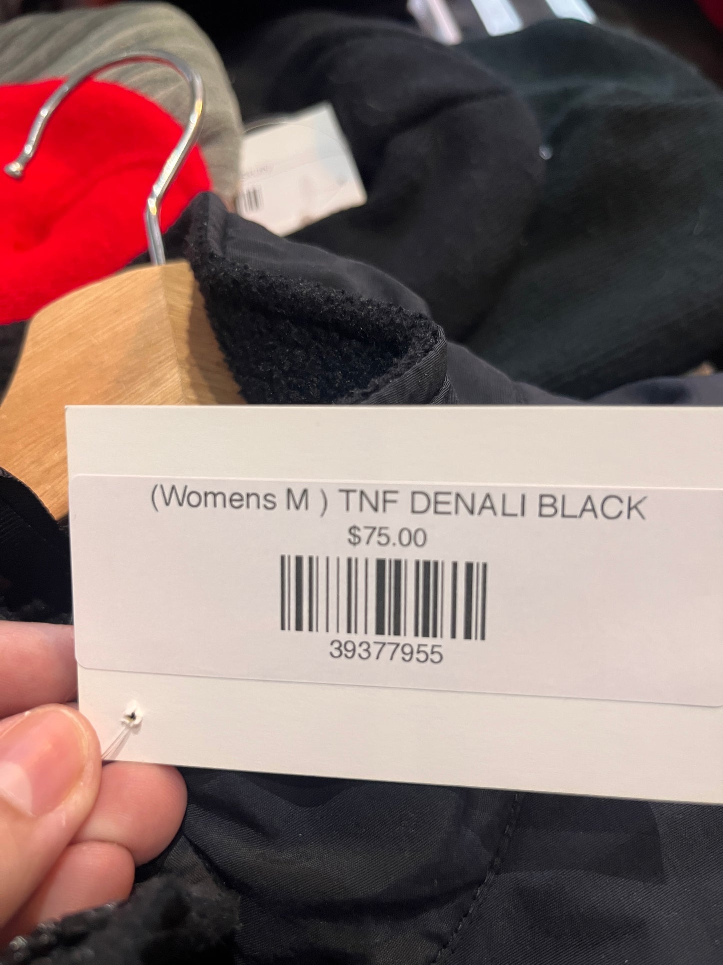 (Womens M ) TNF DENALI BLACK