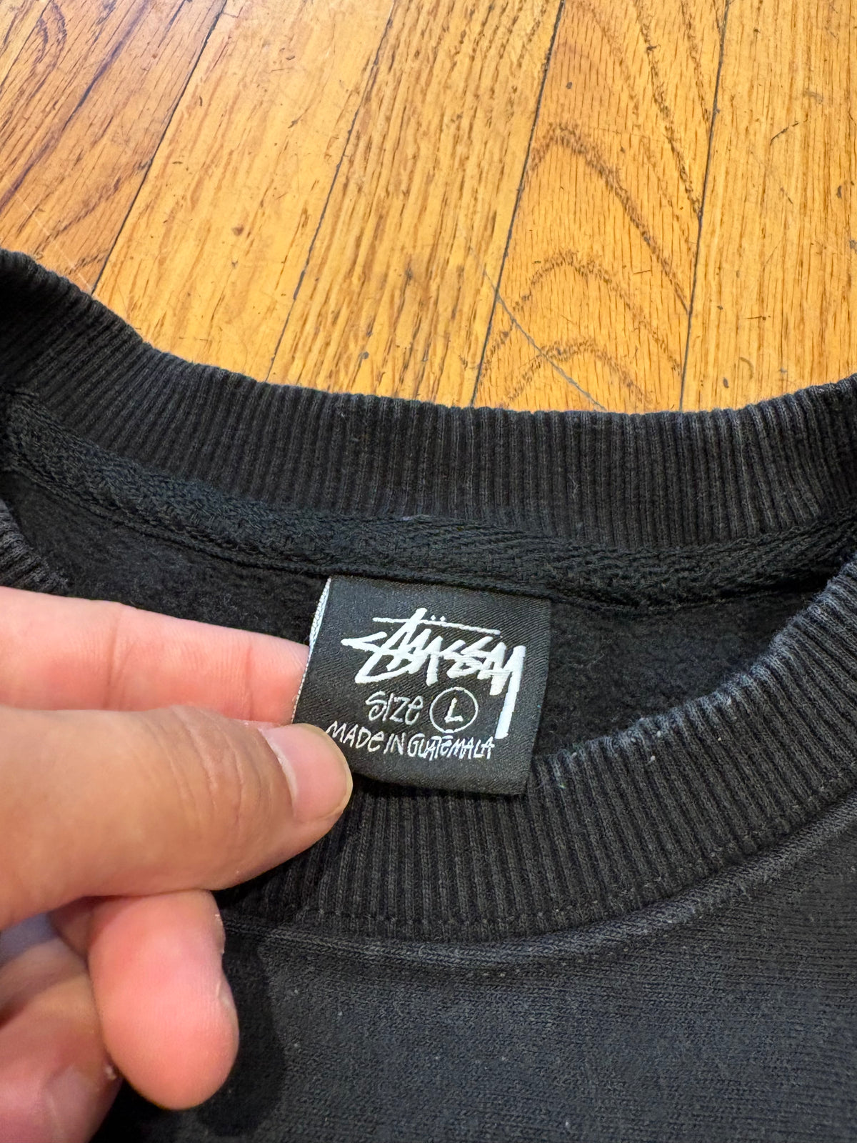(L) Stussy Heavyweight World Tour Crewneck