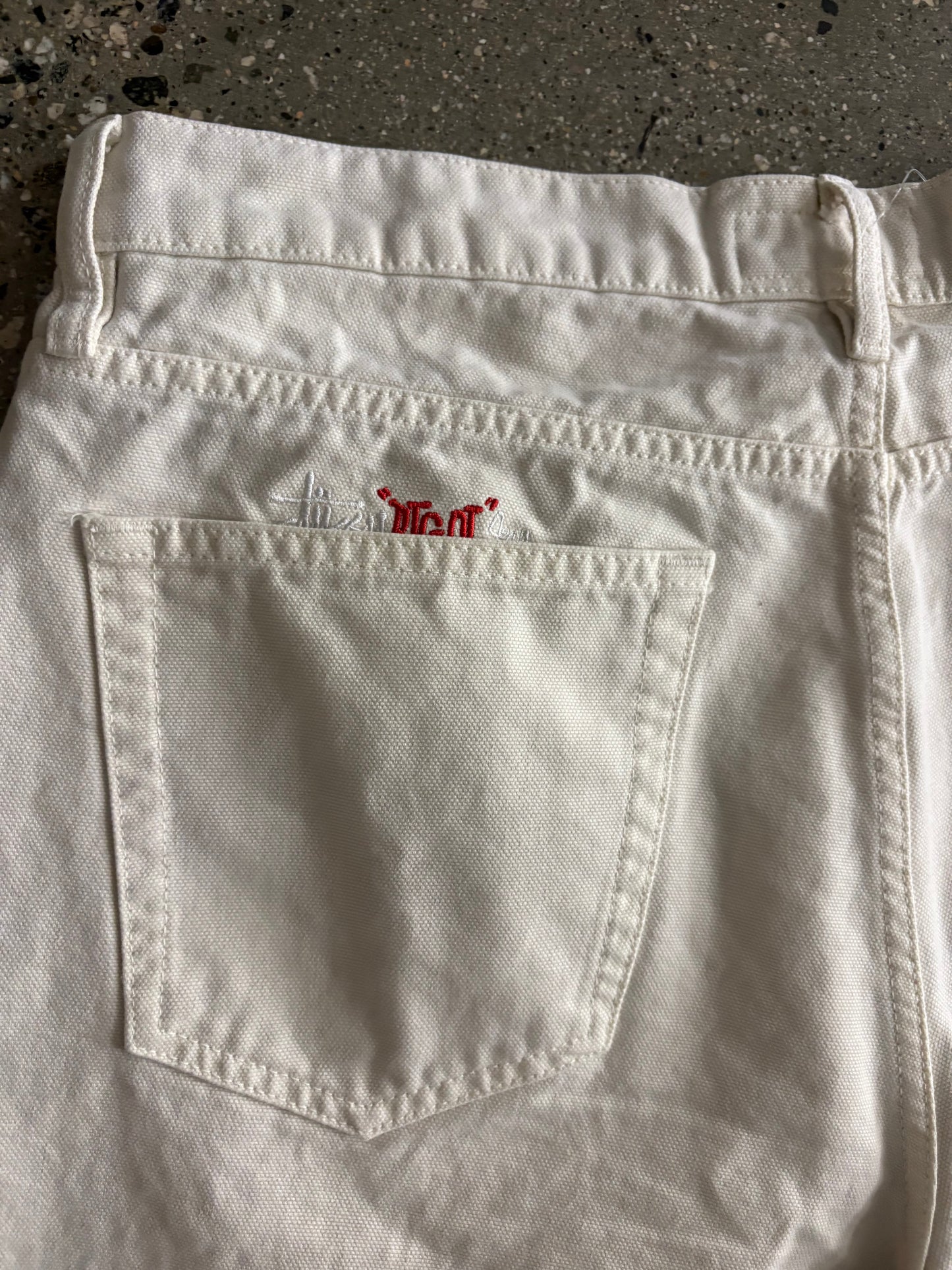 34” Big Ol Jort White Stussy