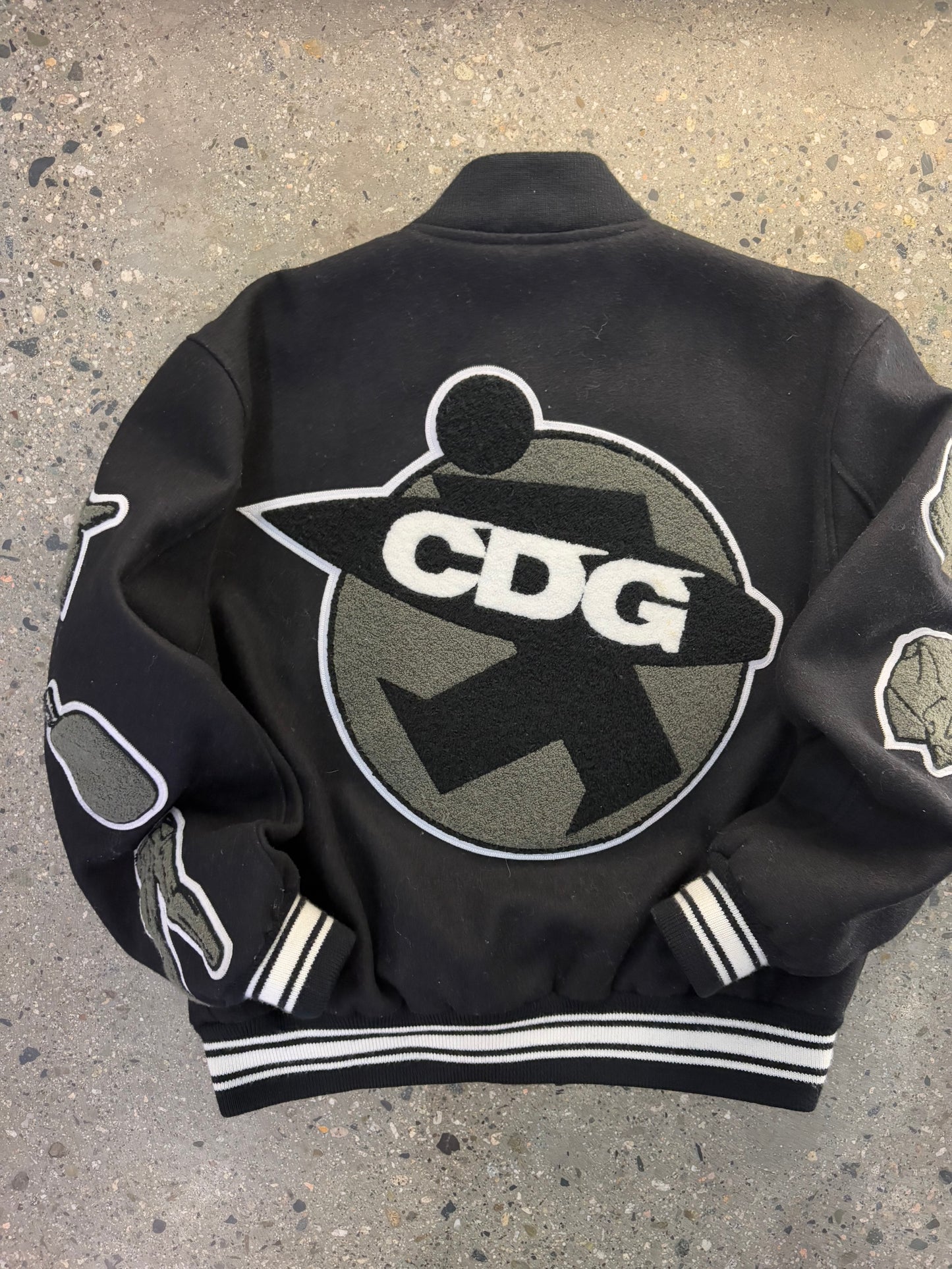(S/M) Stussy x CDG Varsity Jacket