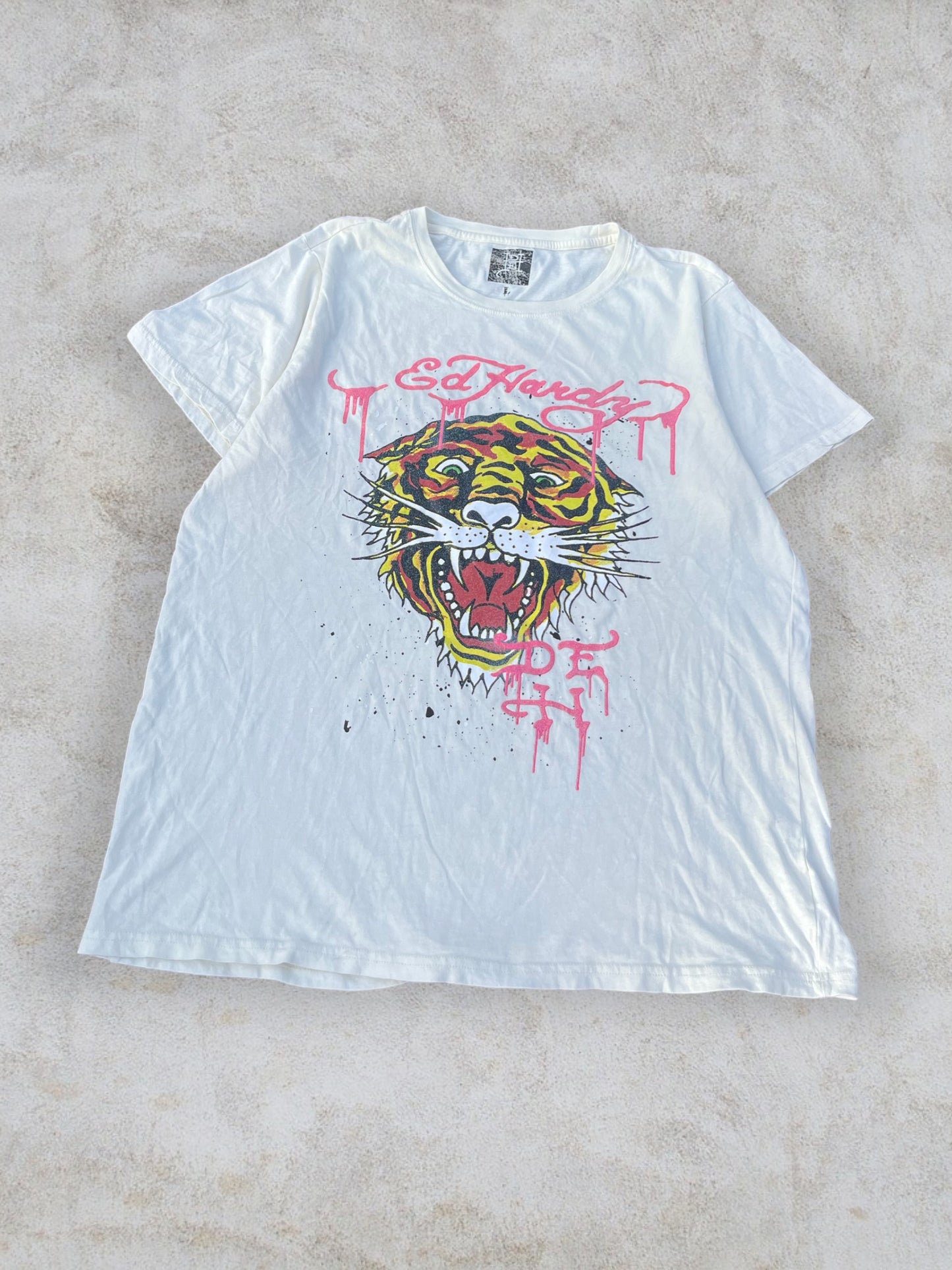 (M) 00s Ed Hardy Tigre Tee