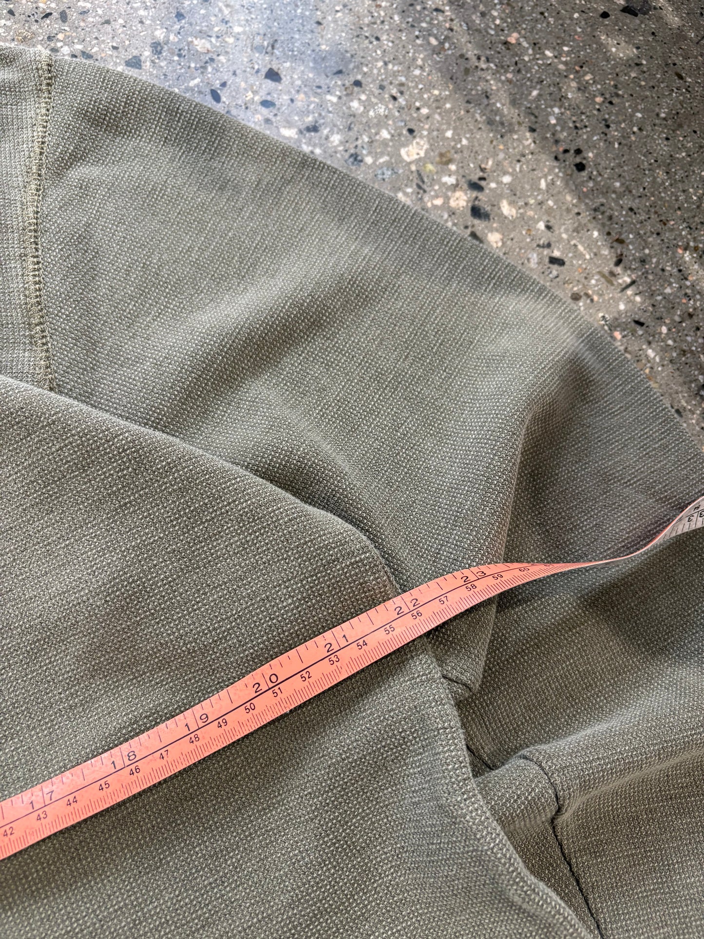 (M/L) Baldy 1/1 Cropped Sage Waffle Knit