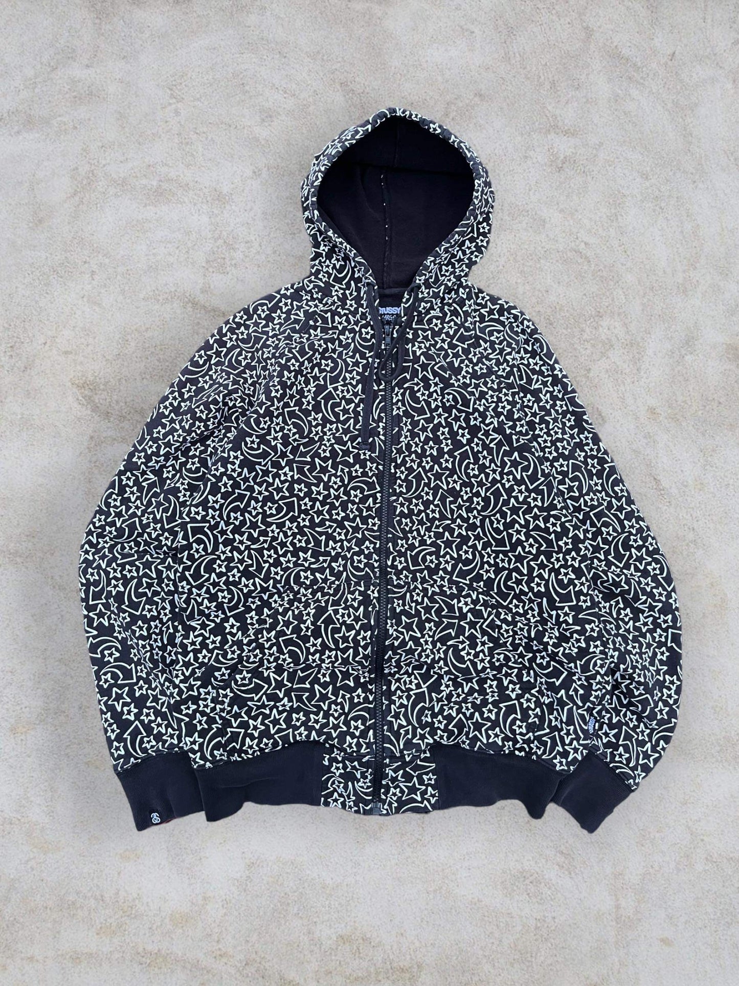 (L) Stussy AOP Japan Exclusive Zip Up
