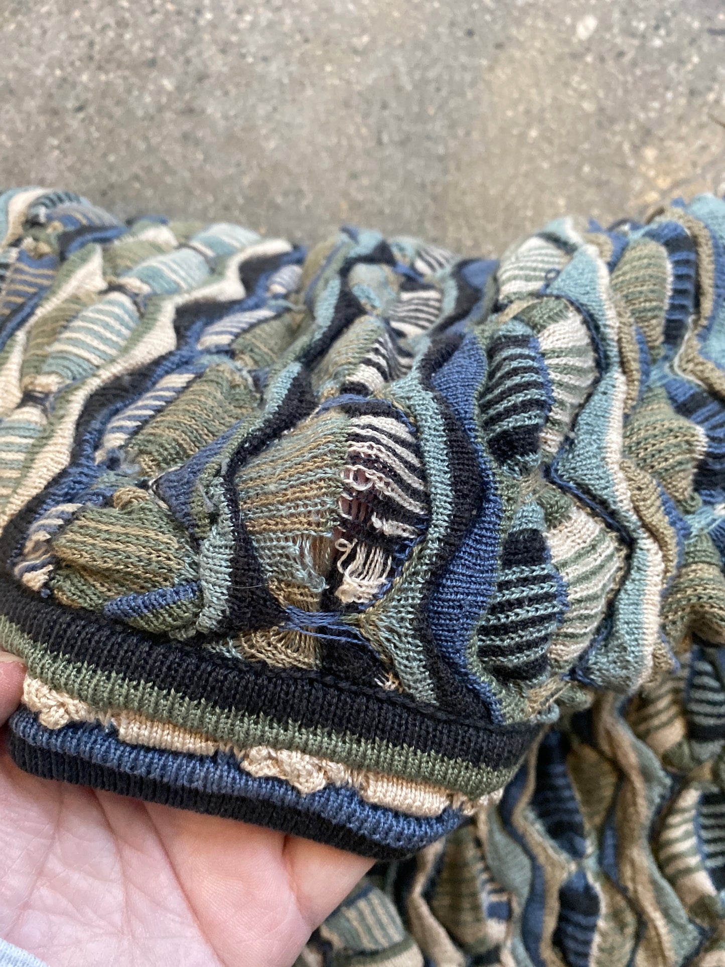 (M) Tundra 3D Coogi Style Knit