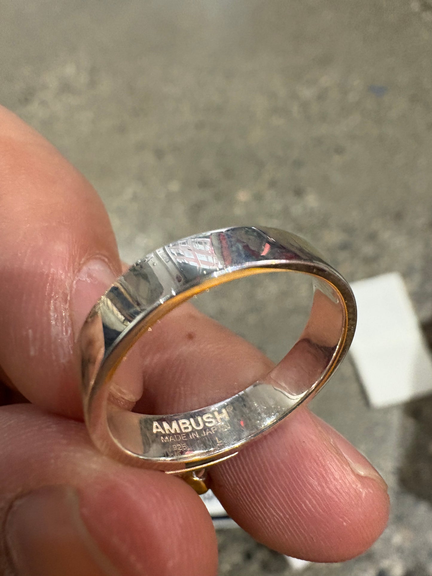 Ambush Silver .925 Padlock Ring