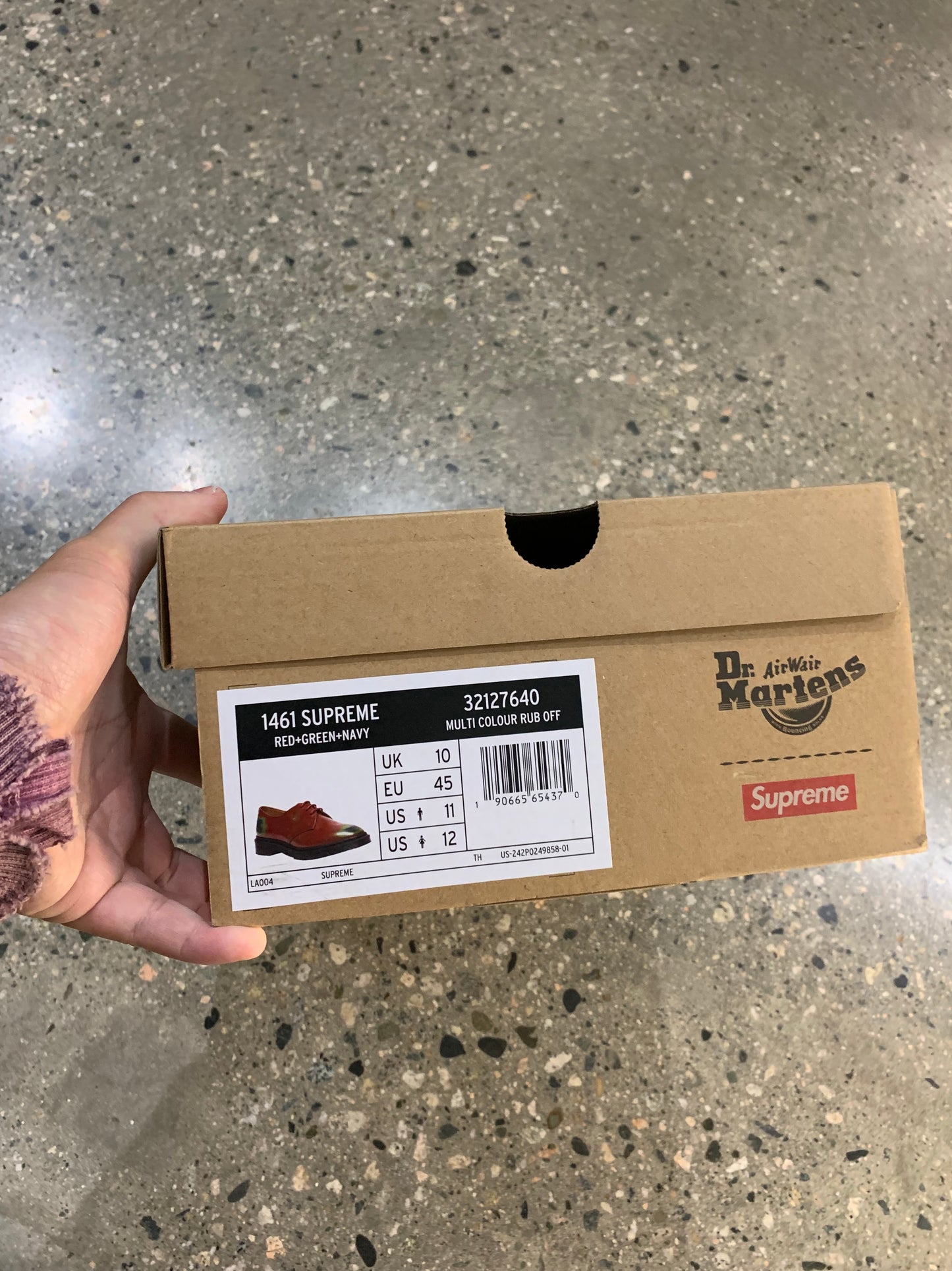 (11 US) Supreme x Dr Marten - 1461 Shoes - Brand New
