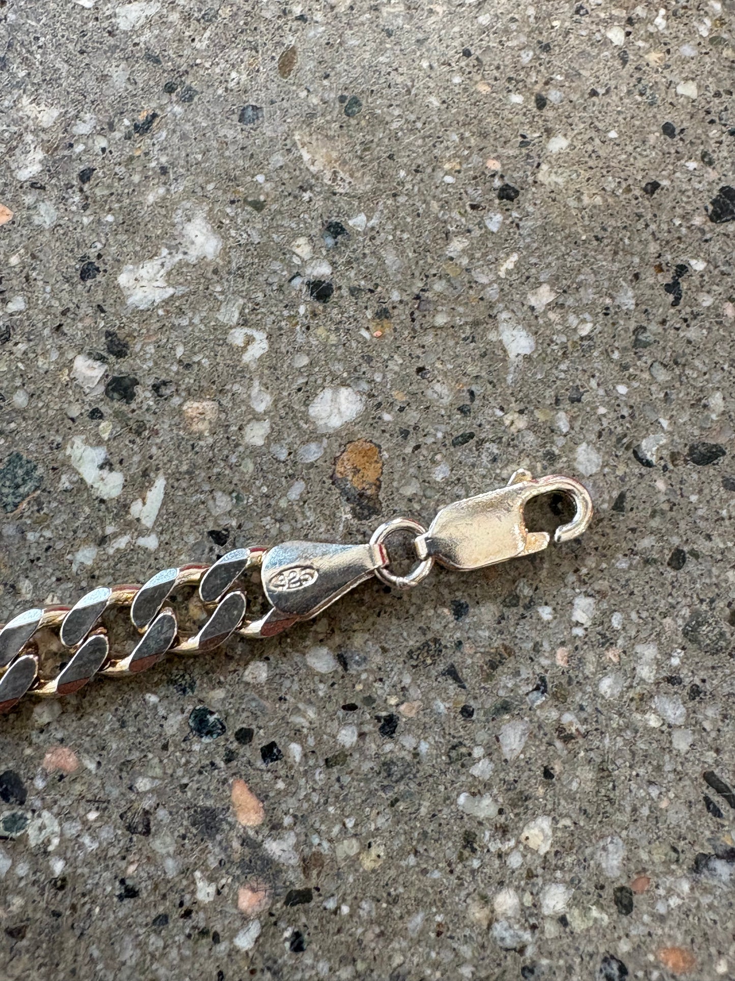 Vintage .925 Double Link Cuban Bracelet