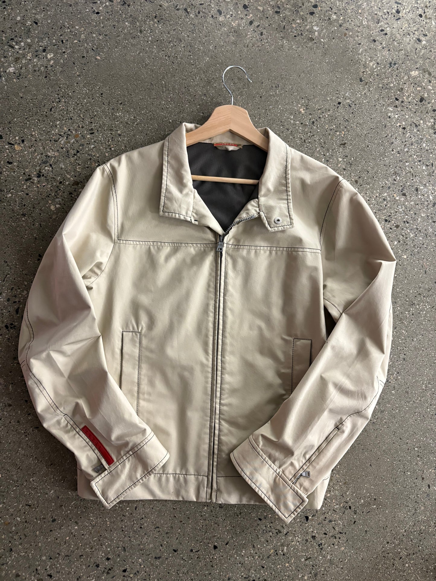 (M) 1990s Prada Goretex Cropped Zip Jacket