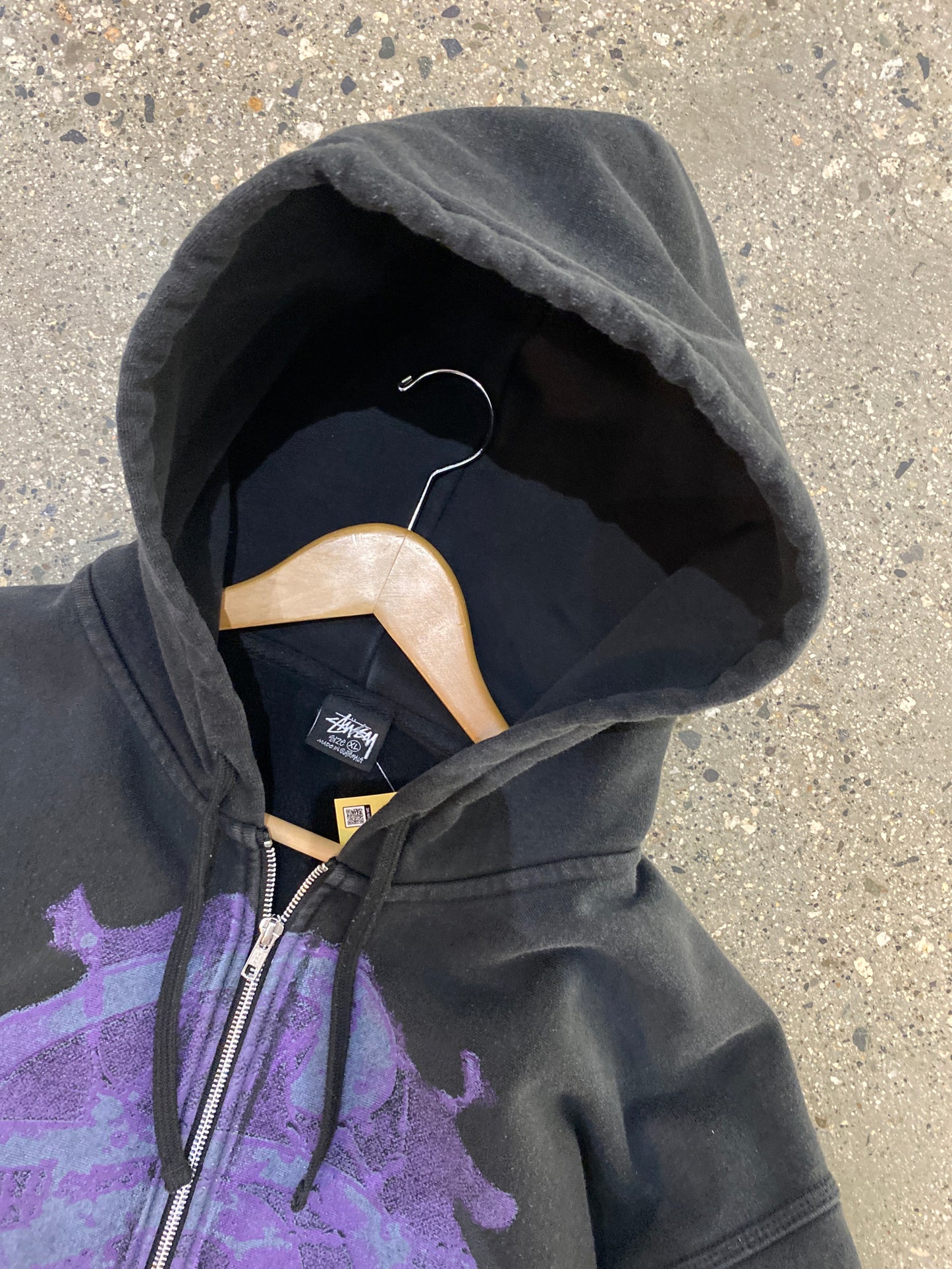 (XL) Stussy Web Zip Hoodie