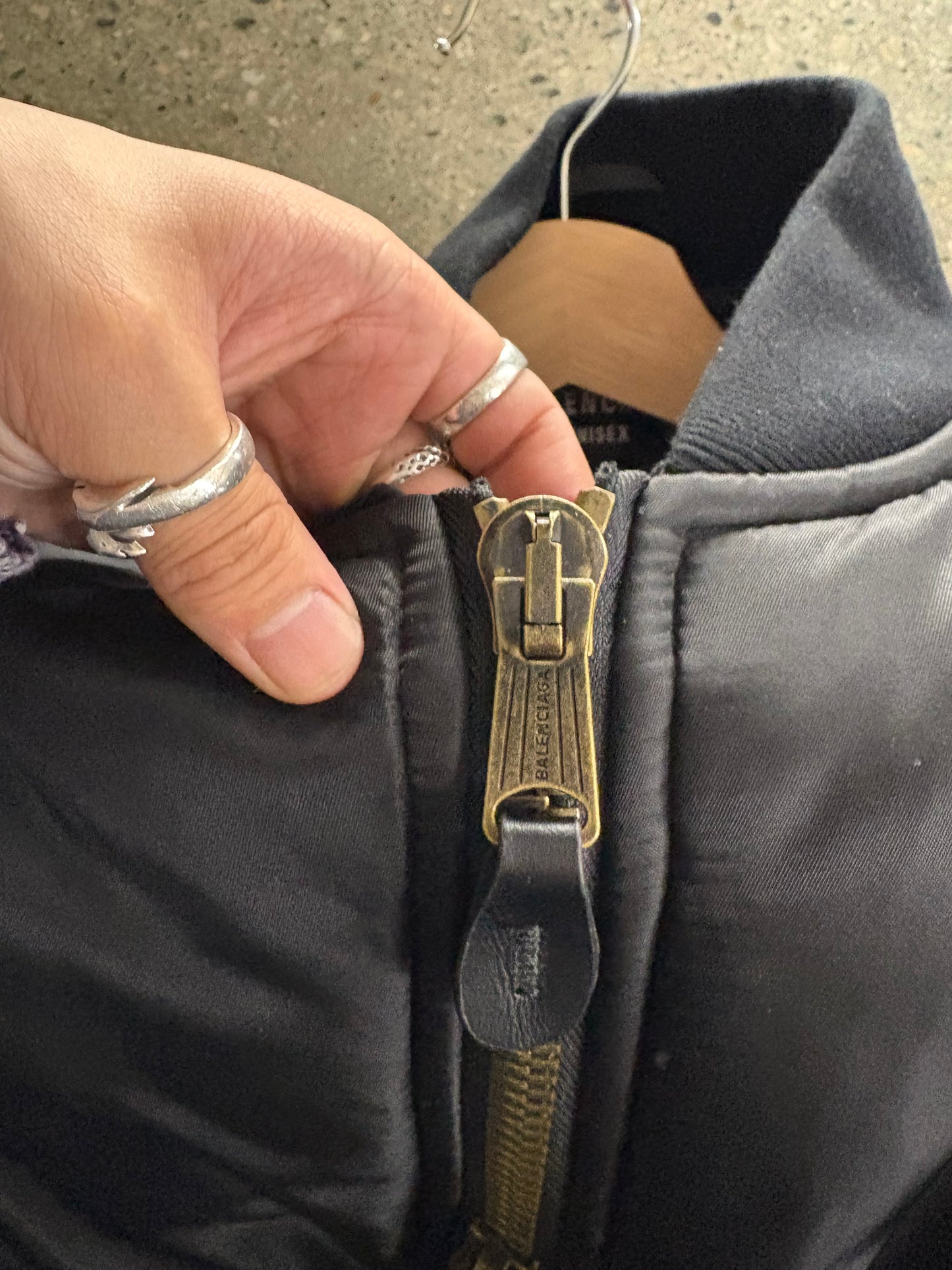 (S) Balenciaga SS23 Padded Nylon Jacket (Refails $3400)