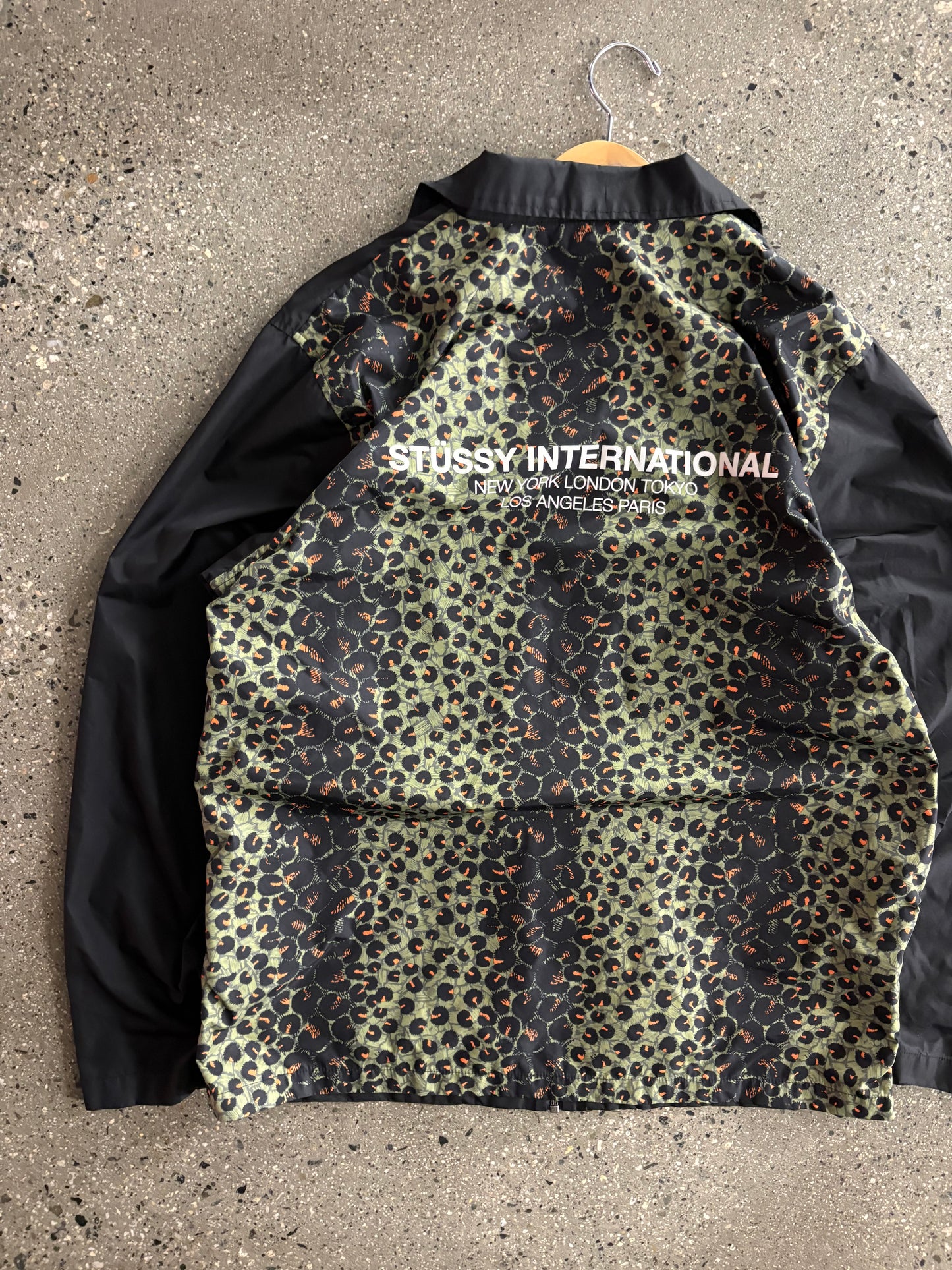 (M) Stussy Cheetah Zip Jacket
