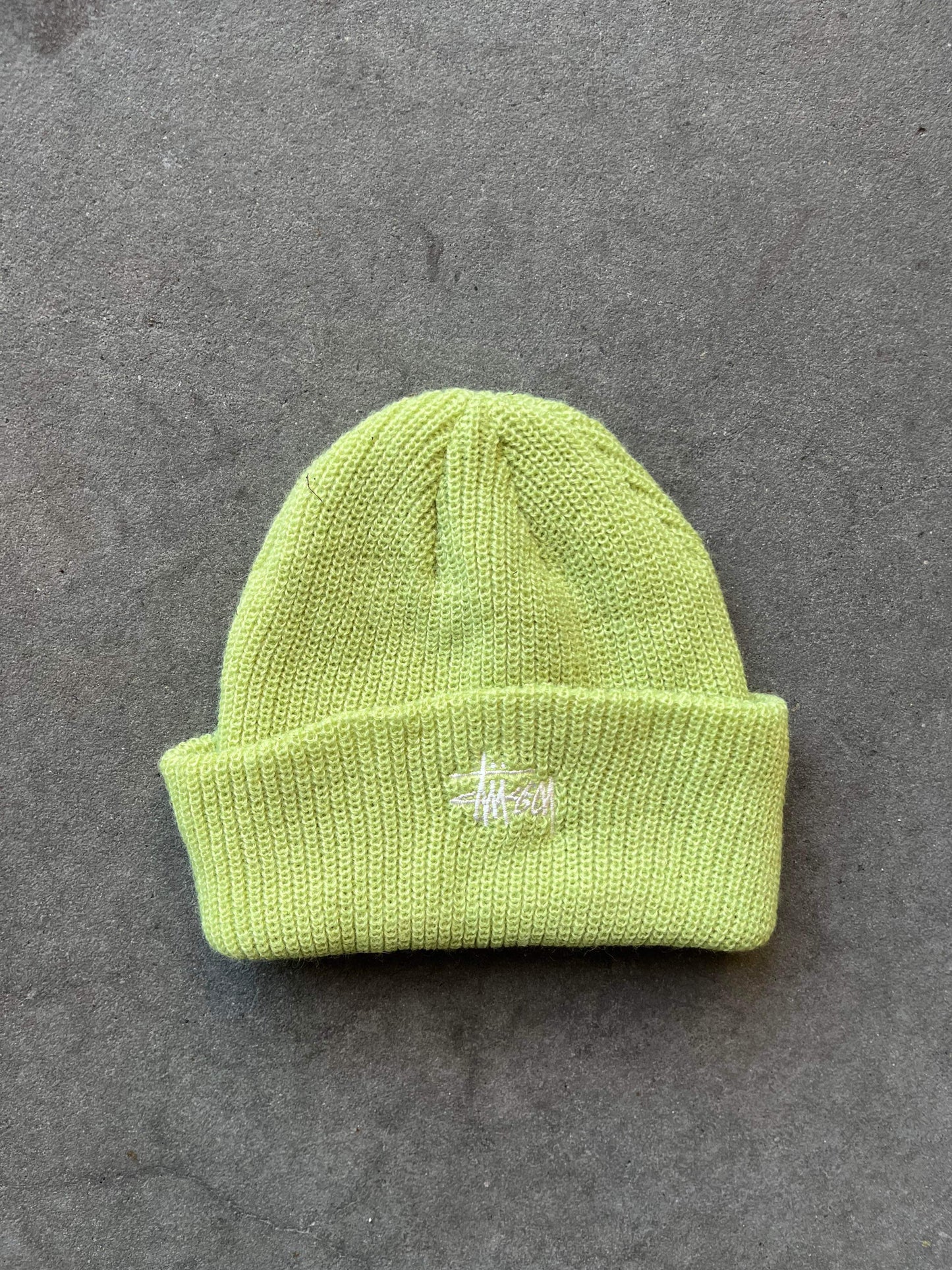 (OSFA) Stussy Lime Beanie