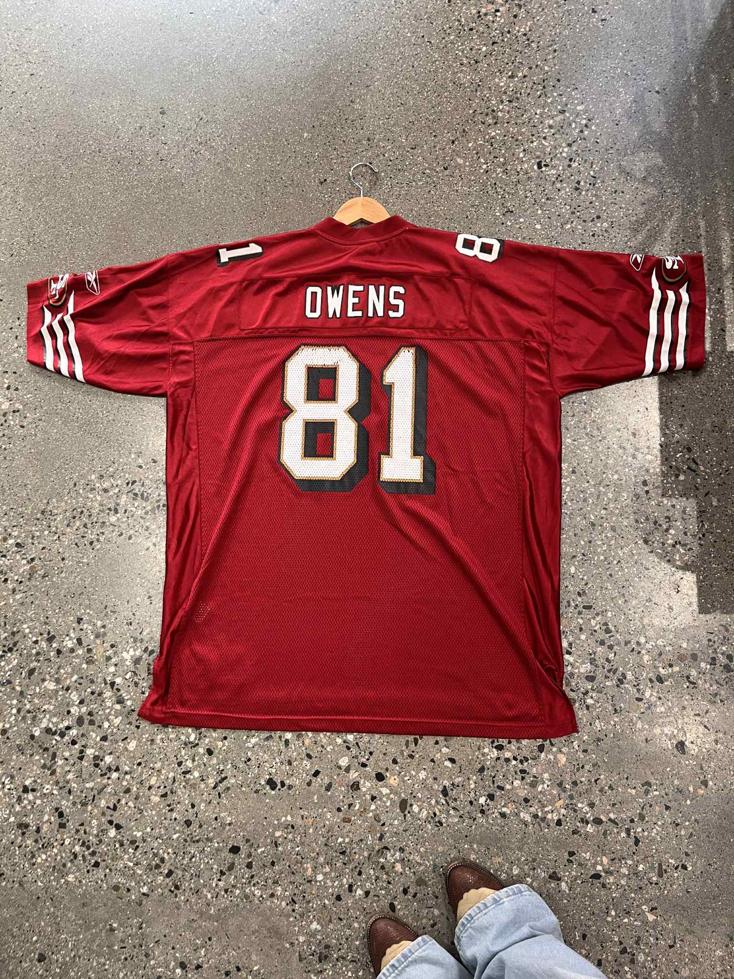 (2X) SF 49ers owens Jersey