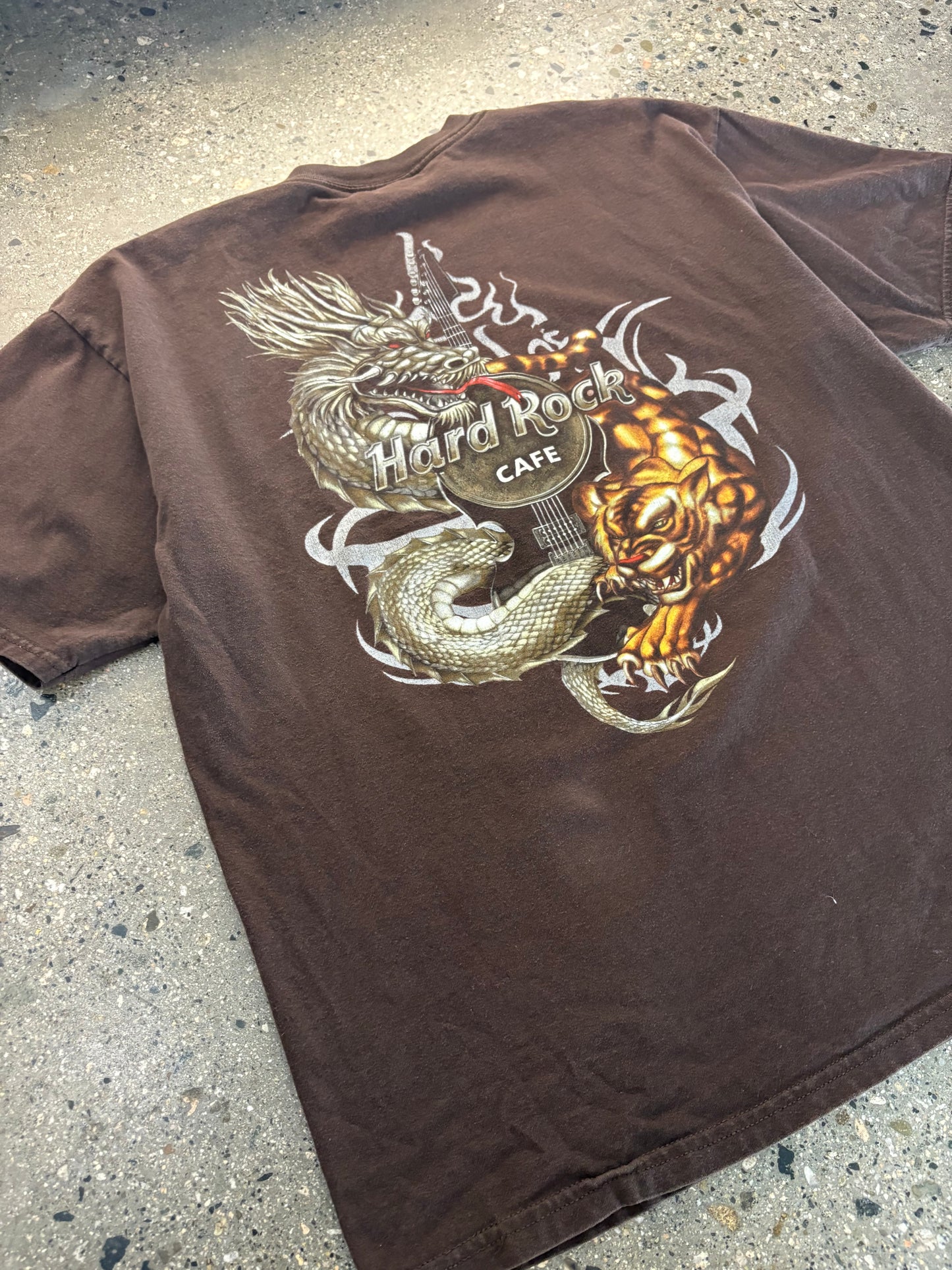 (XL) 2000s Brown Hard Rock Cafe Tee