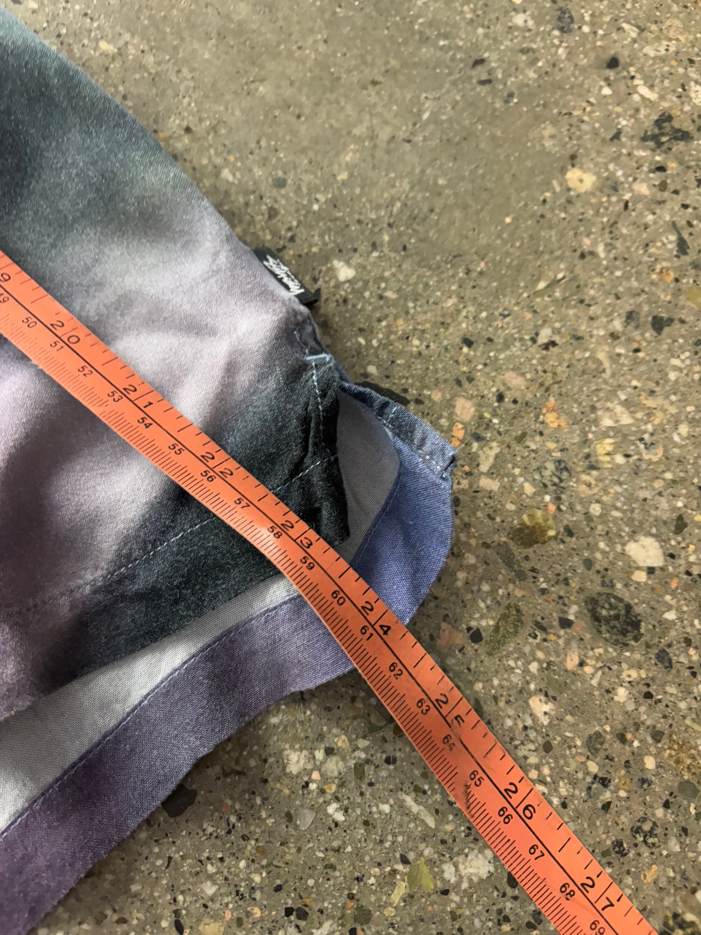 (S) Stussy Tie Dye Gradient Button Up
