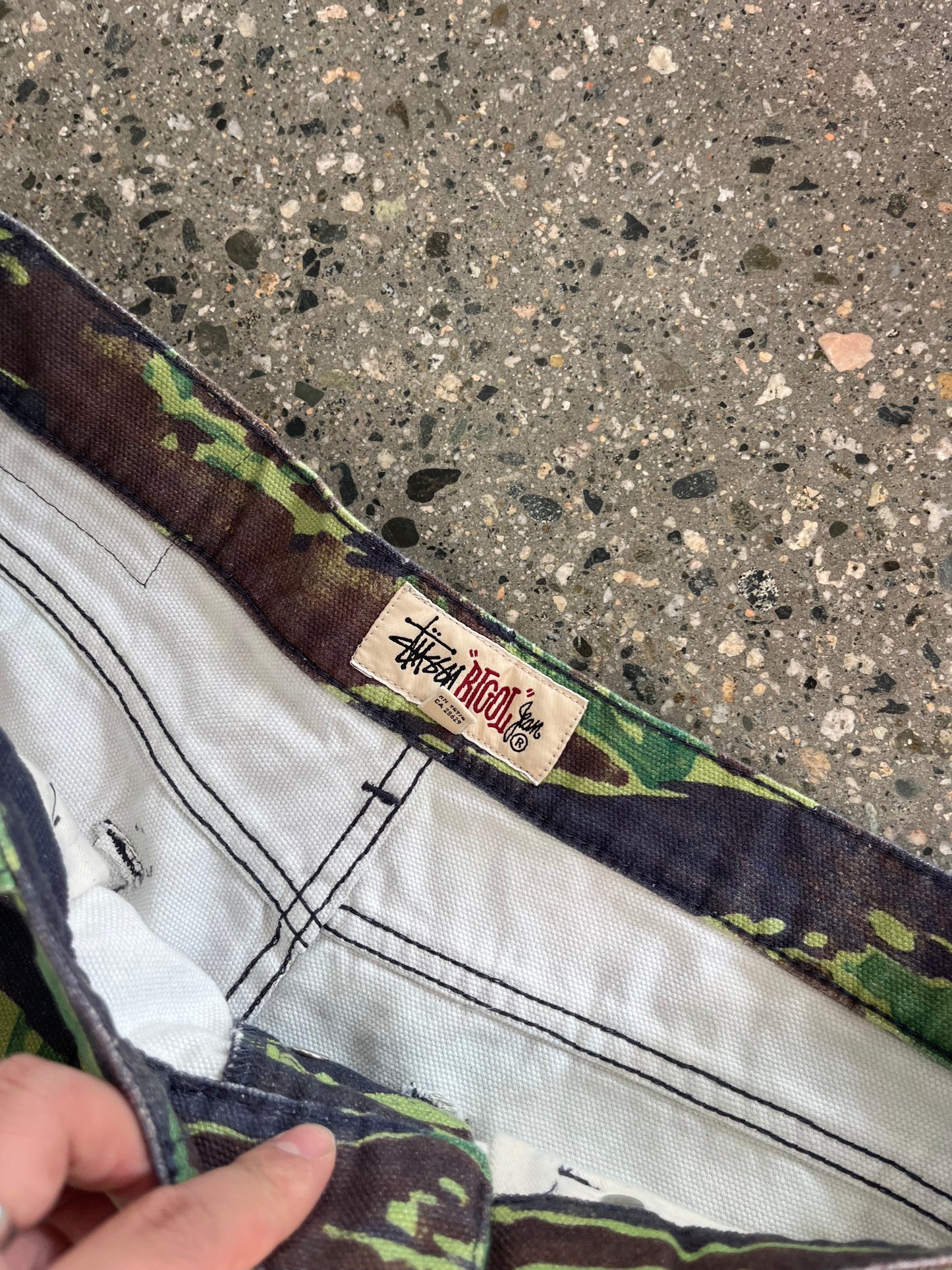 (W30) Stüssy Big Ol Jeans Camo