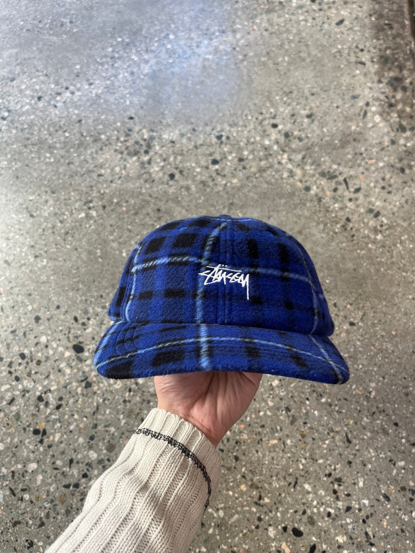 Stussy Plaid Script Hat