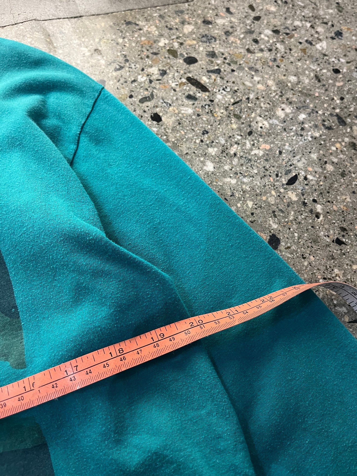 (M) Stussy International Turquoise LS