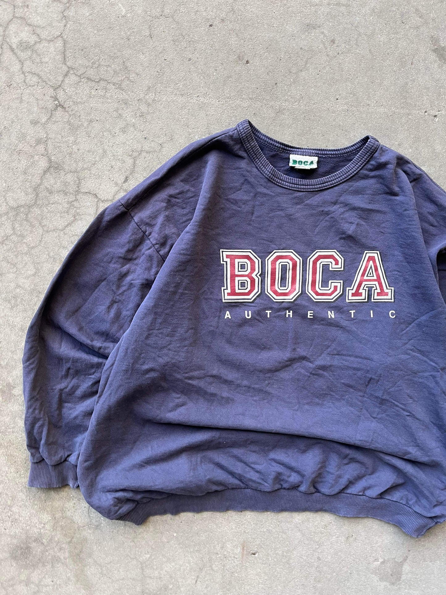 (L/XL) 90’s Boca Authentic Crewneck