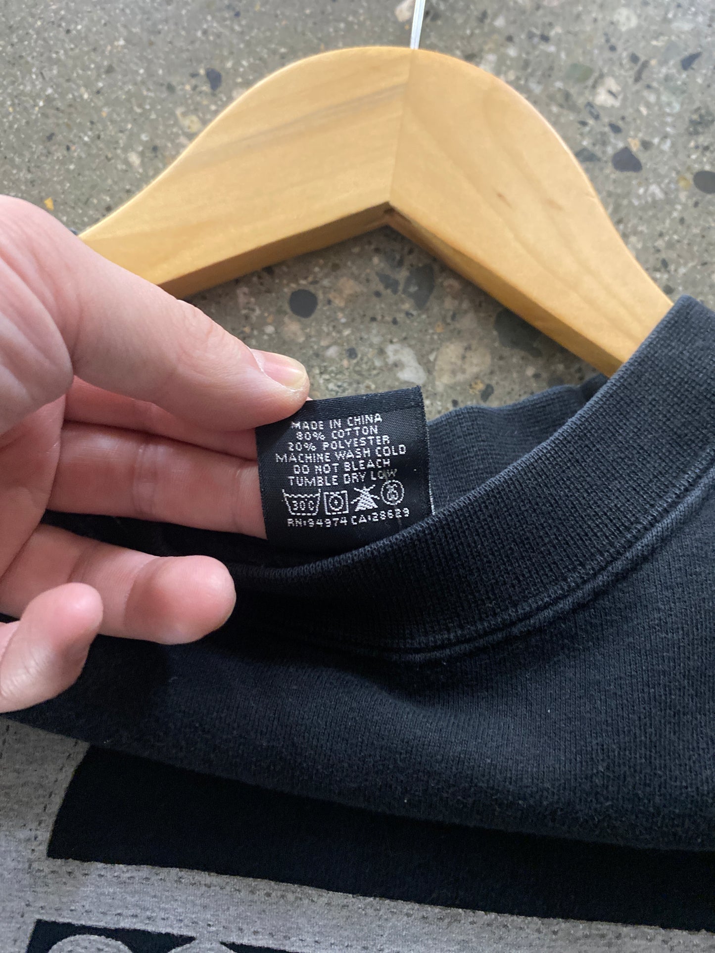 (L) Early 00s Stussy Script Crewneck