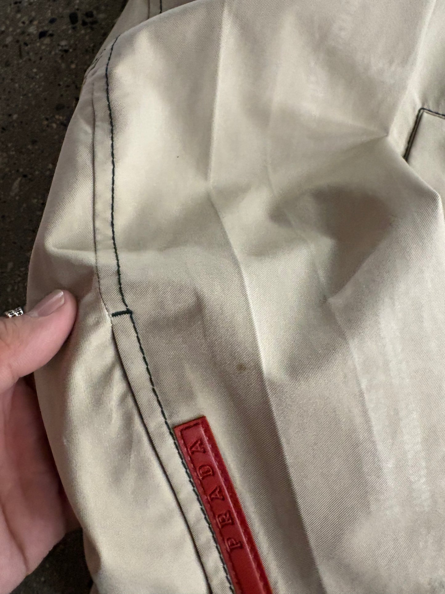 (M) 1990s Prada Goretex Cropped Zip Jacket