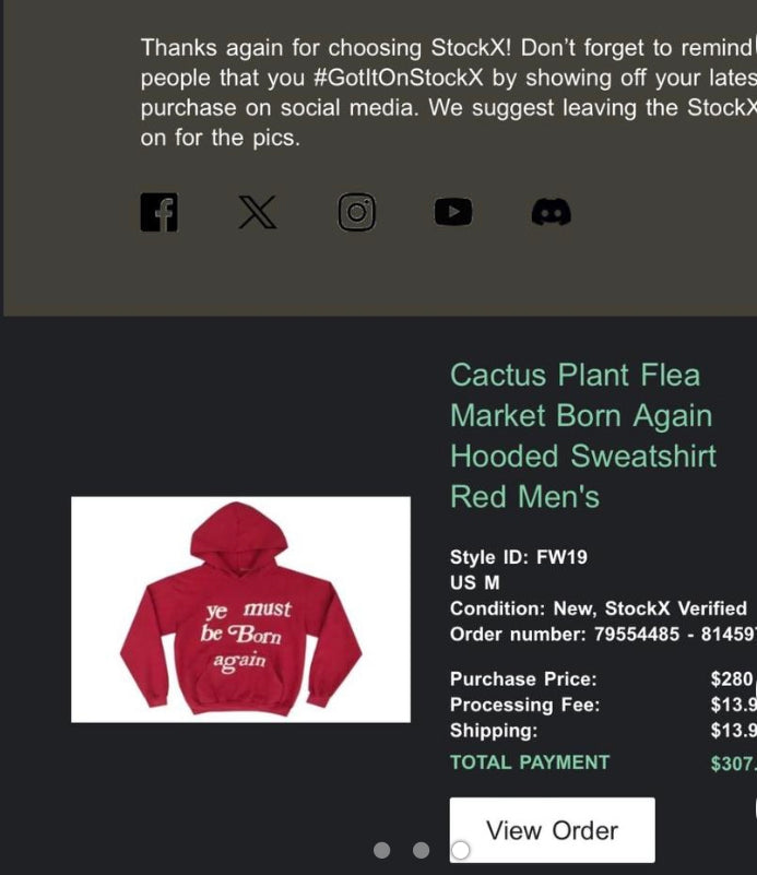 (M/L) CPFM x Born Again Oversized Hoodie