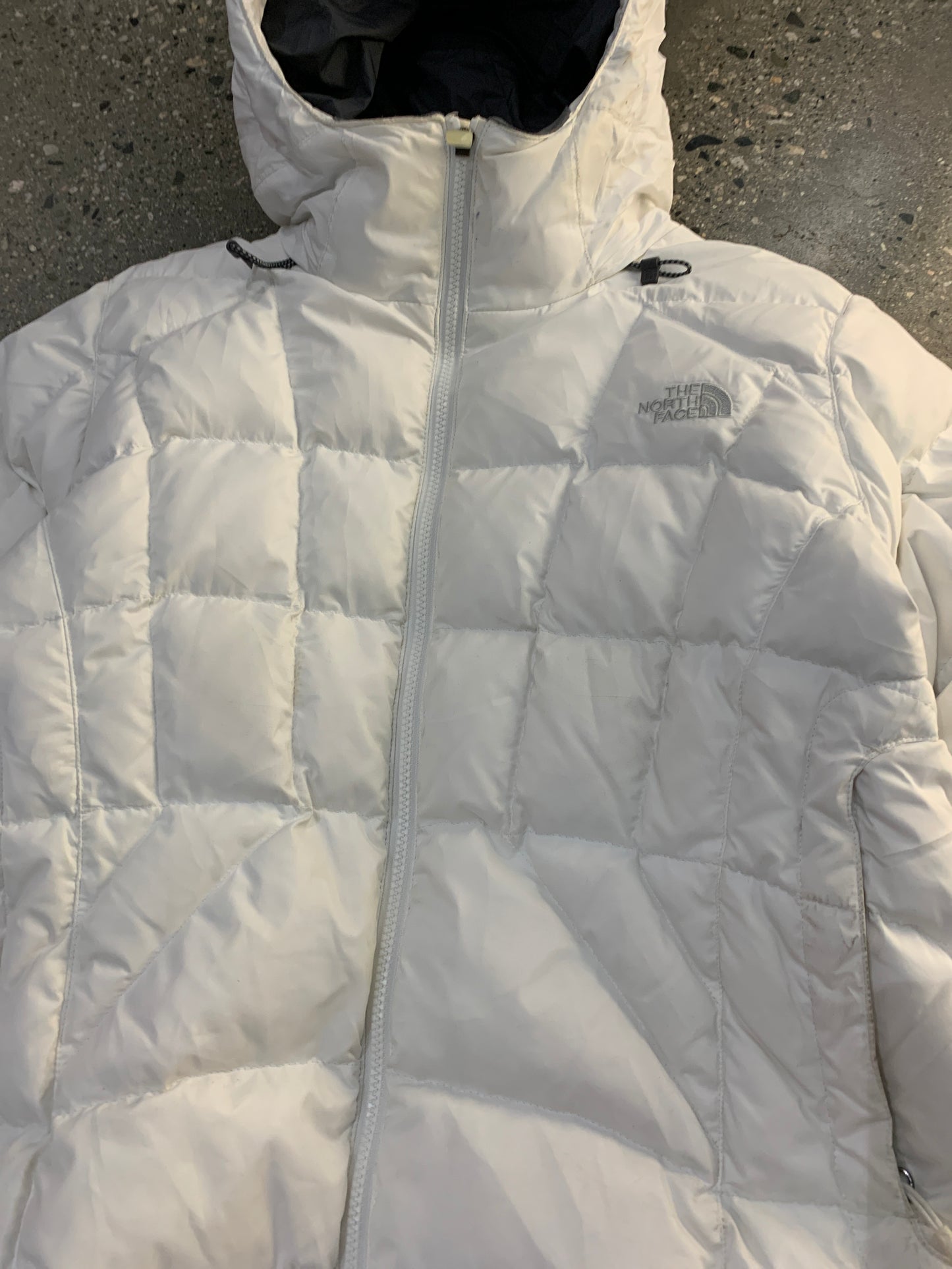 (Womens L) White TNF Winter Coat
