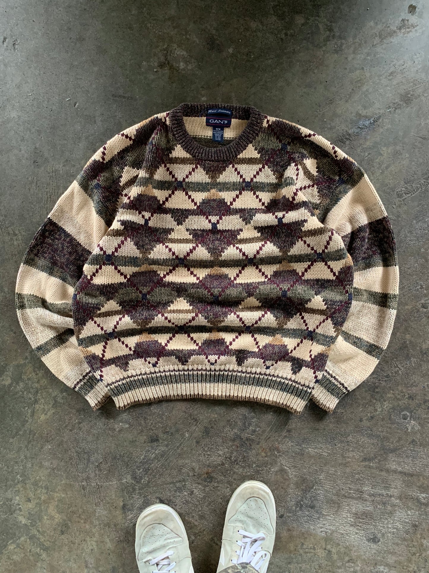 (M/L) Vintage Pattern Knit