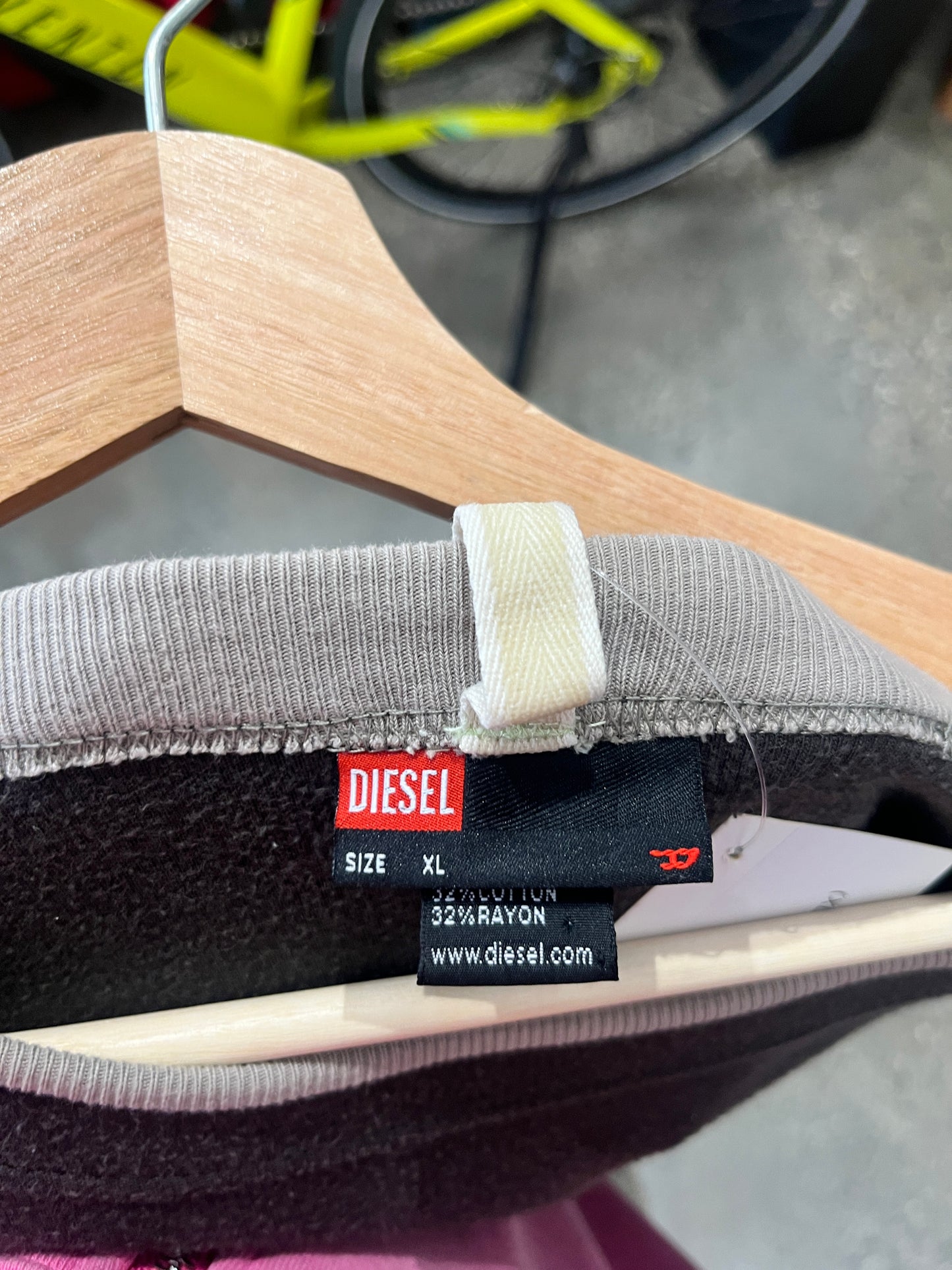 (XL) Diesel Indigo Tech Crewneck