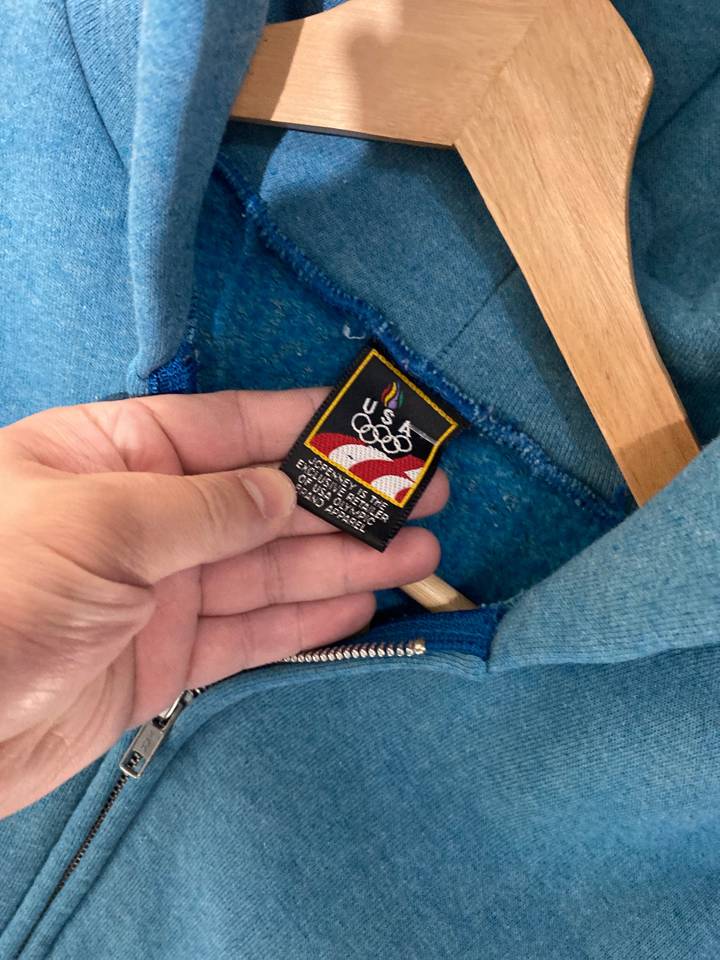 (S) Vintage USA OLYMPIC ZIP