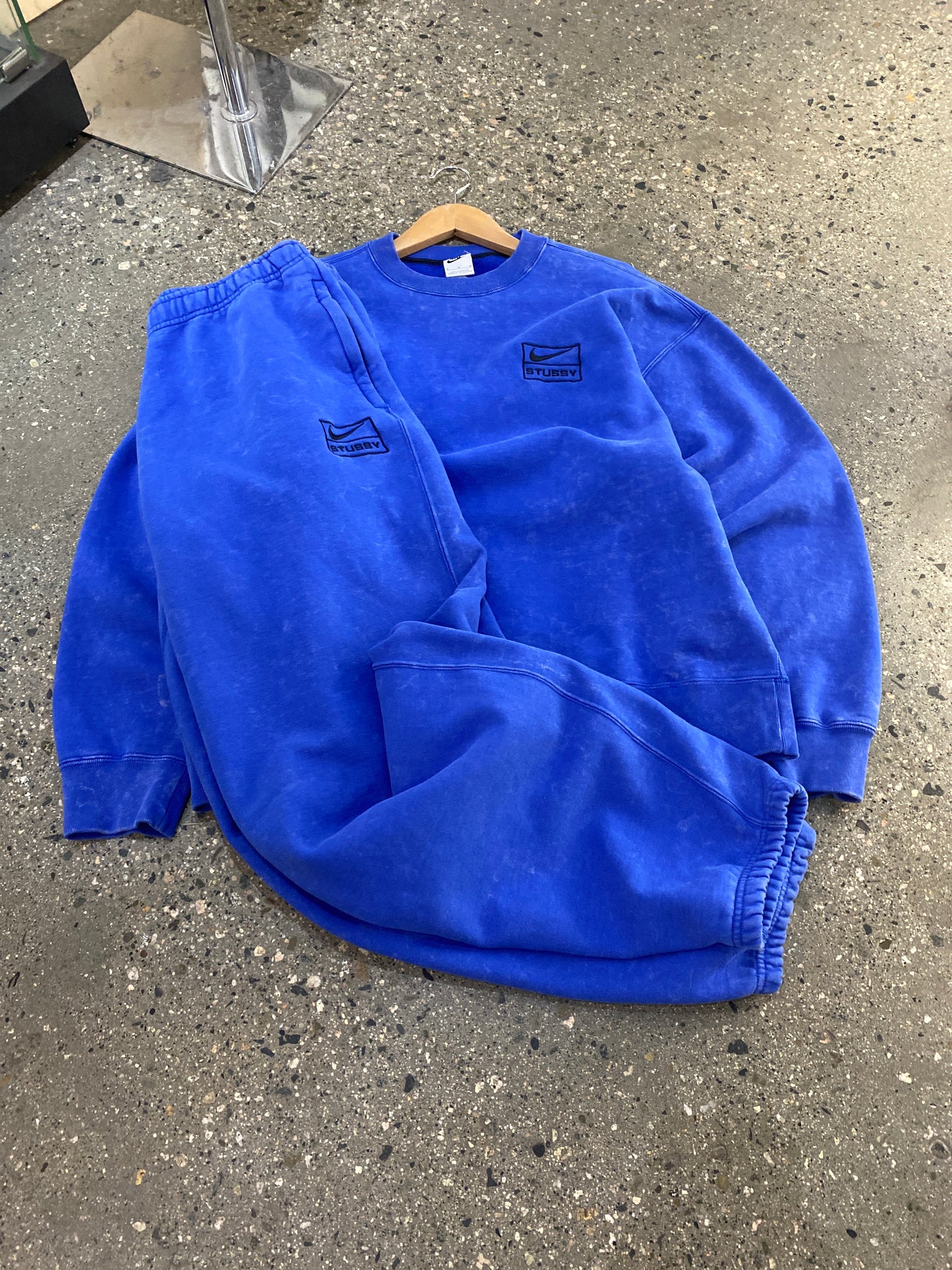 (M) Nike x Stussy Blue Set
