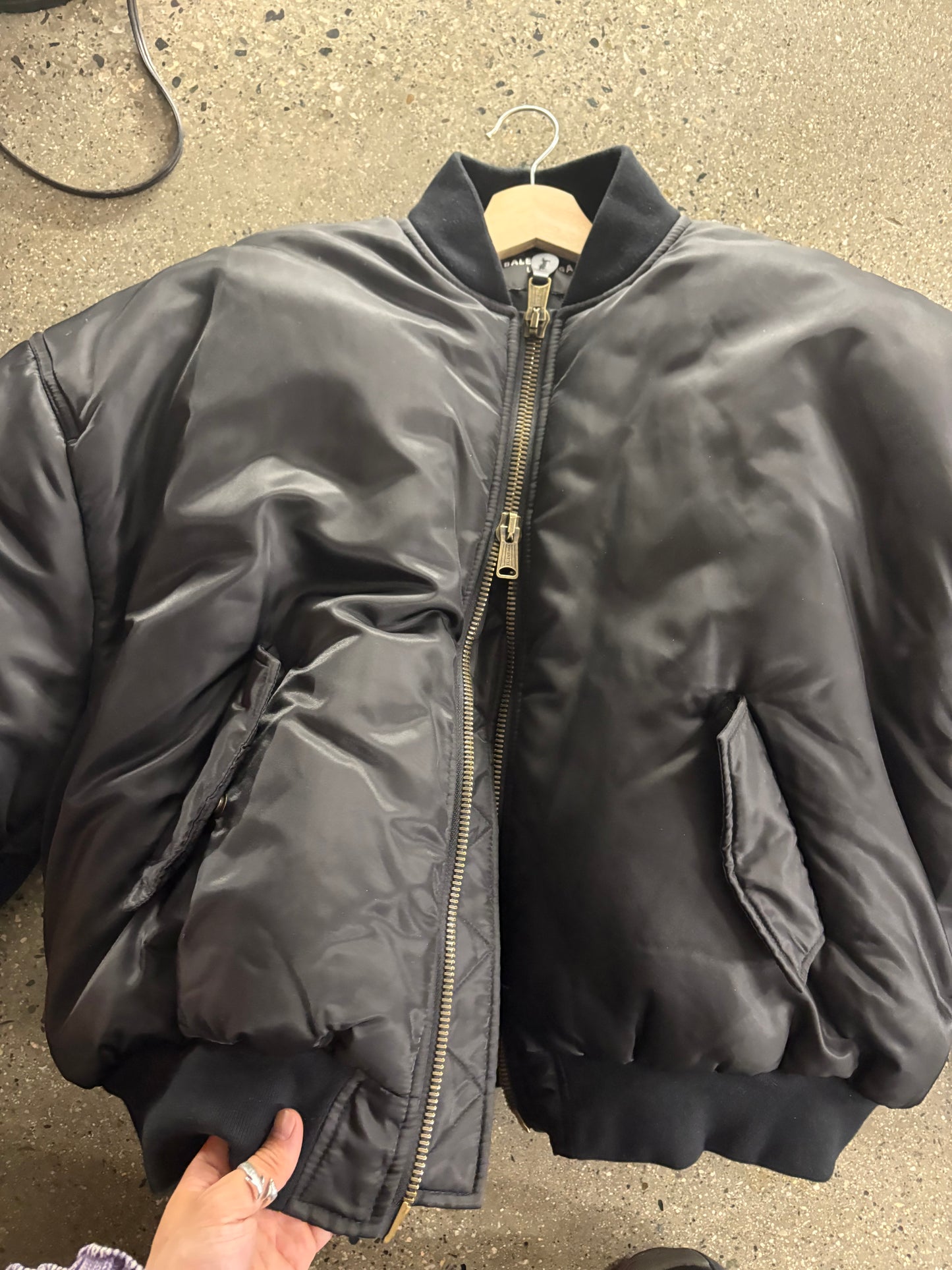 (S) Balenciaga SS23 Padded Nylon Jacket (Refails $3400)