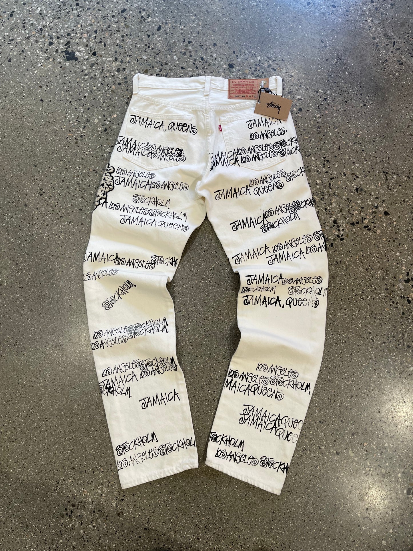 31x32 Stussy Denim Tears Jeans BNWT