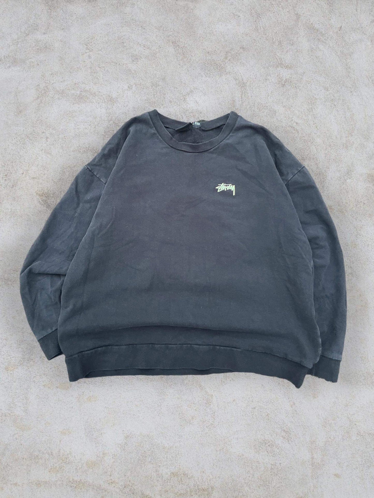 (M) Sunfaded Stussy 8 Ball Crew