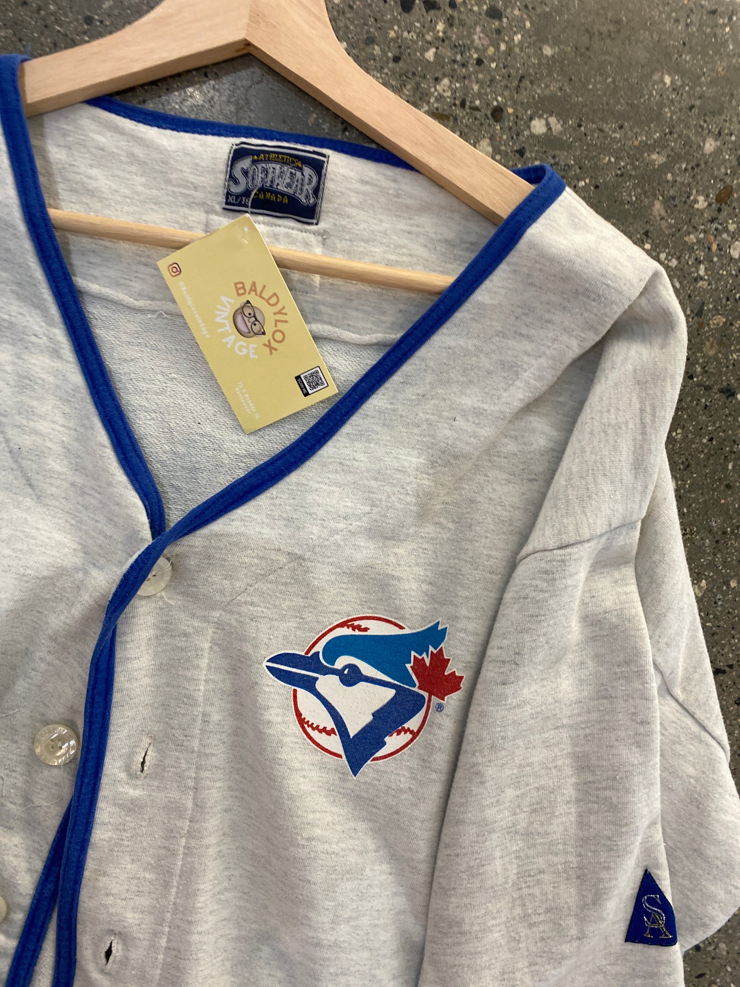 (XL)1993 Softwear Toronto Bluejays Jersey