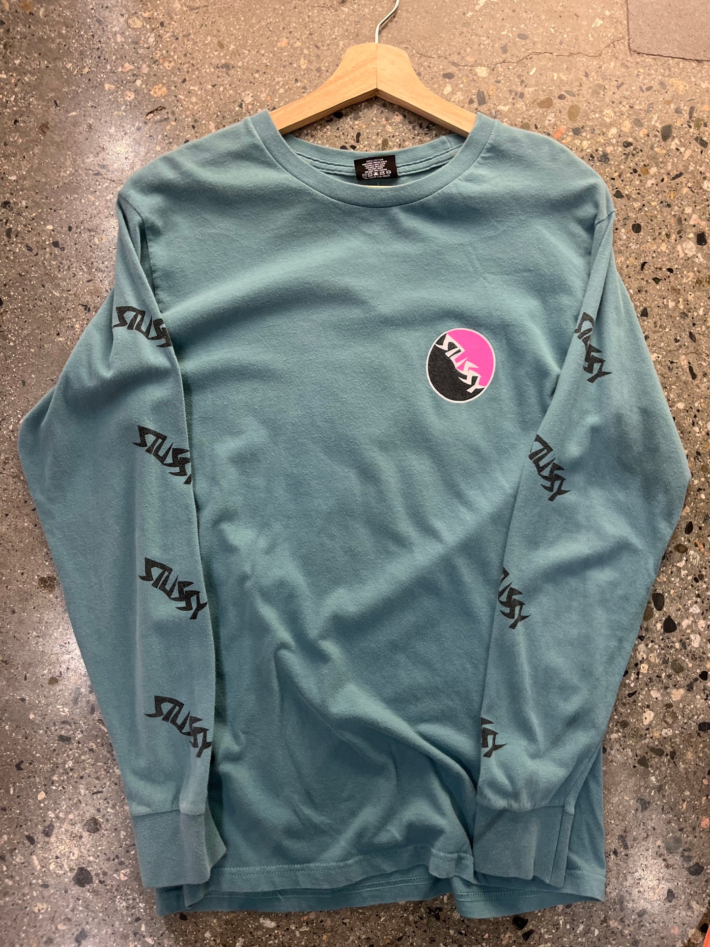 (S) Stussy Aqua LS