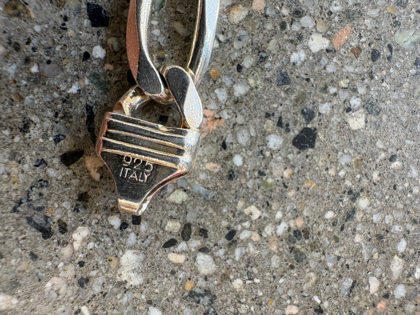 Italian .925 Silver Chainlink Figaro Bracelet
