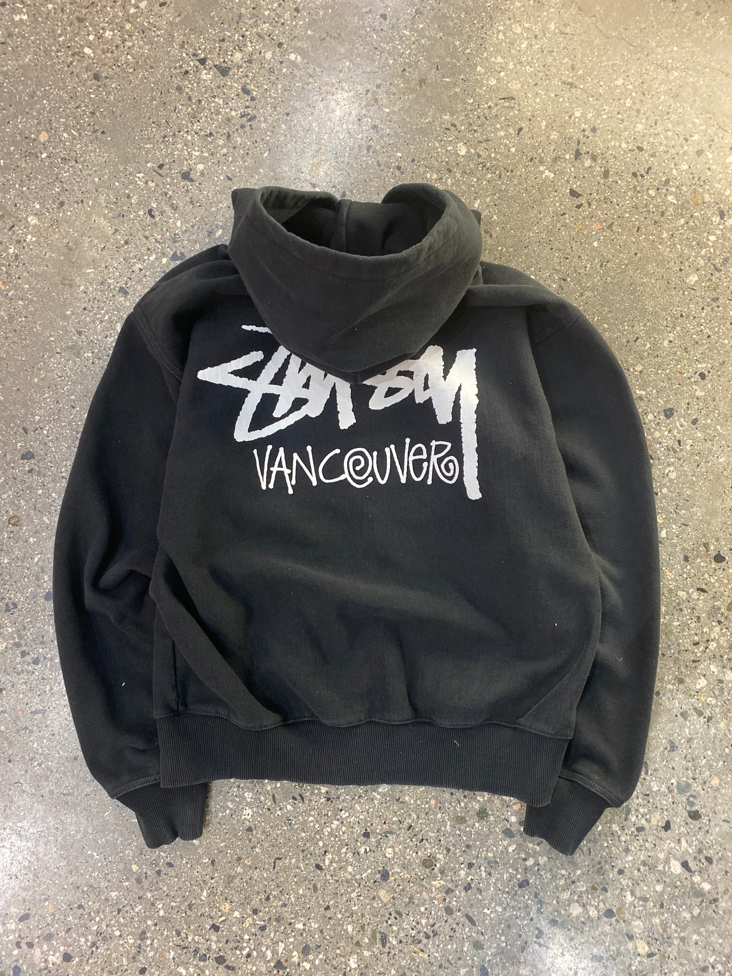 (M/L) Stussy Vancouver Black Zip