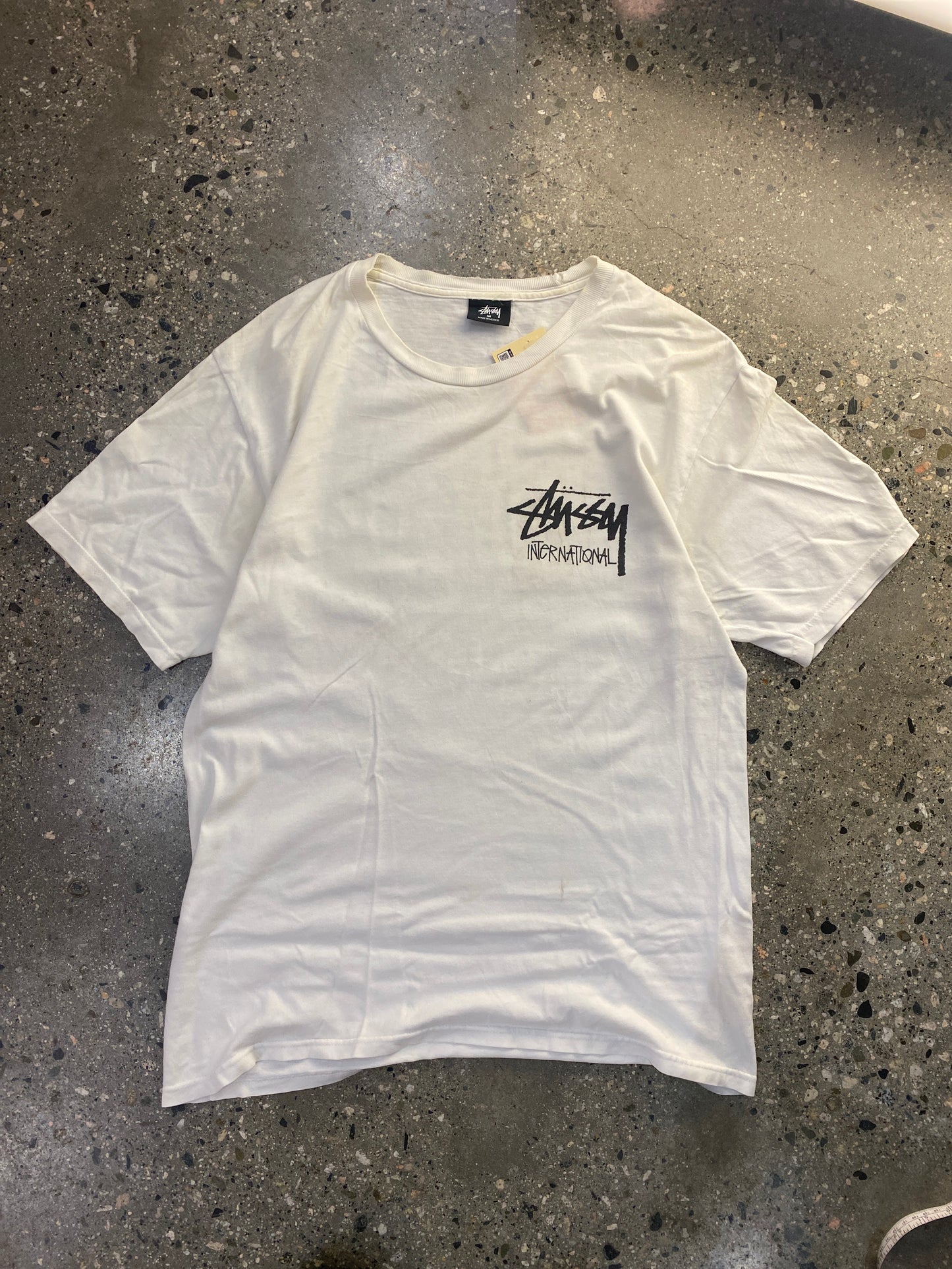 (M/L) Stussy International Tee Stained