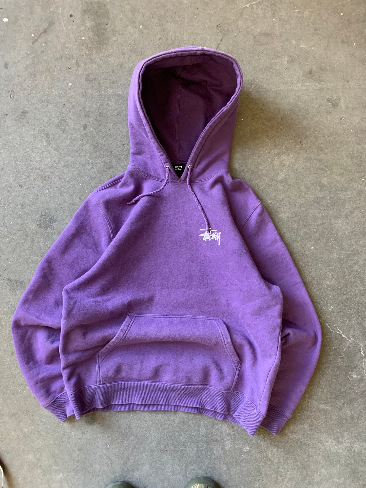 (M/L) Stussy Grape Script Hoodie